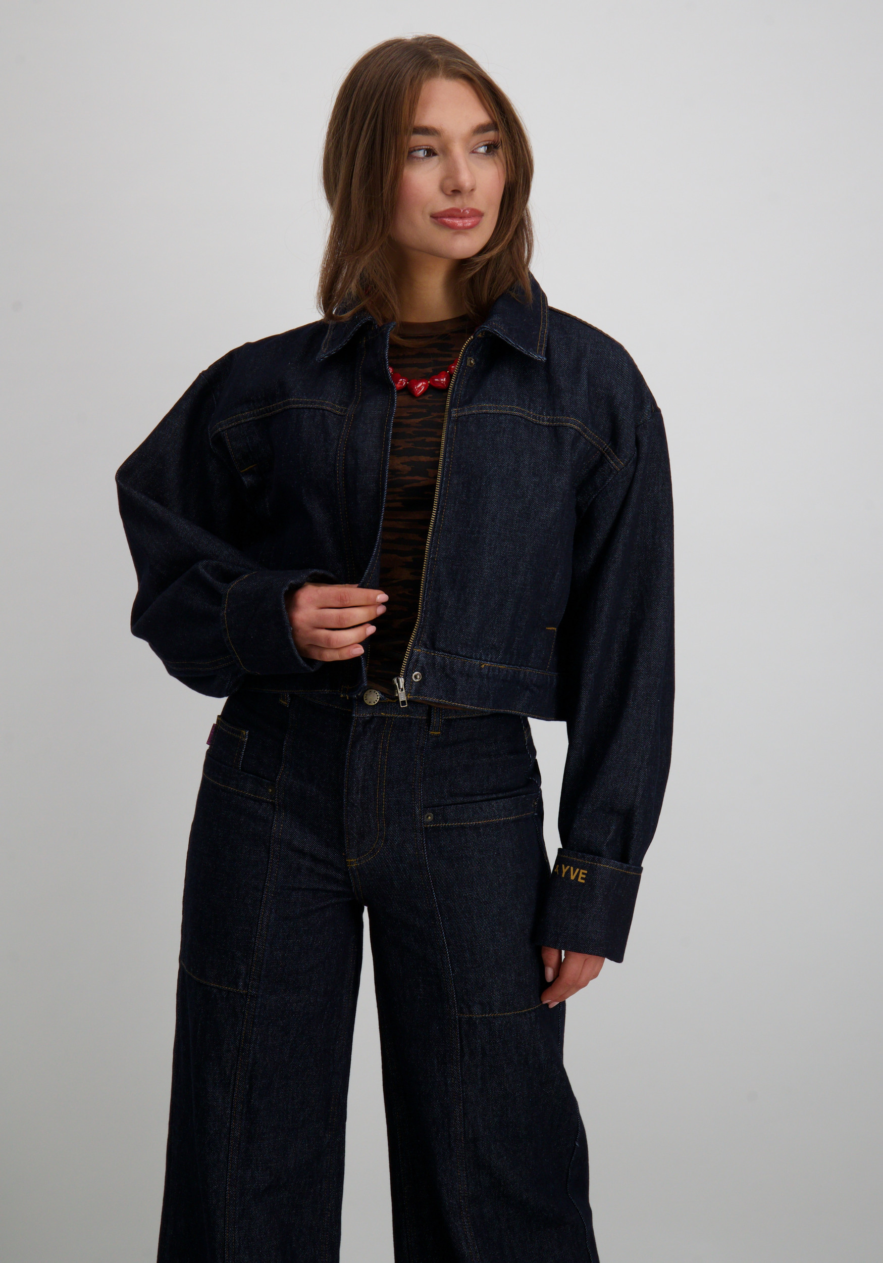 Harper & Yve Jacket Fiona DW25Z210 Donker blauw