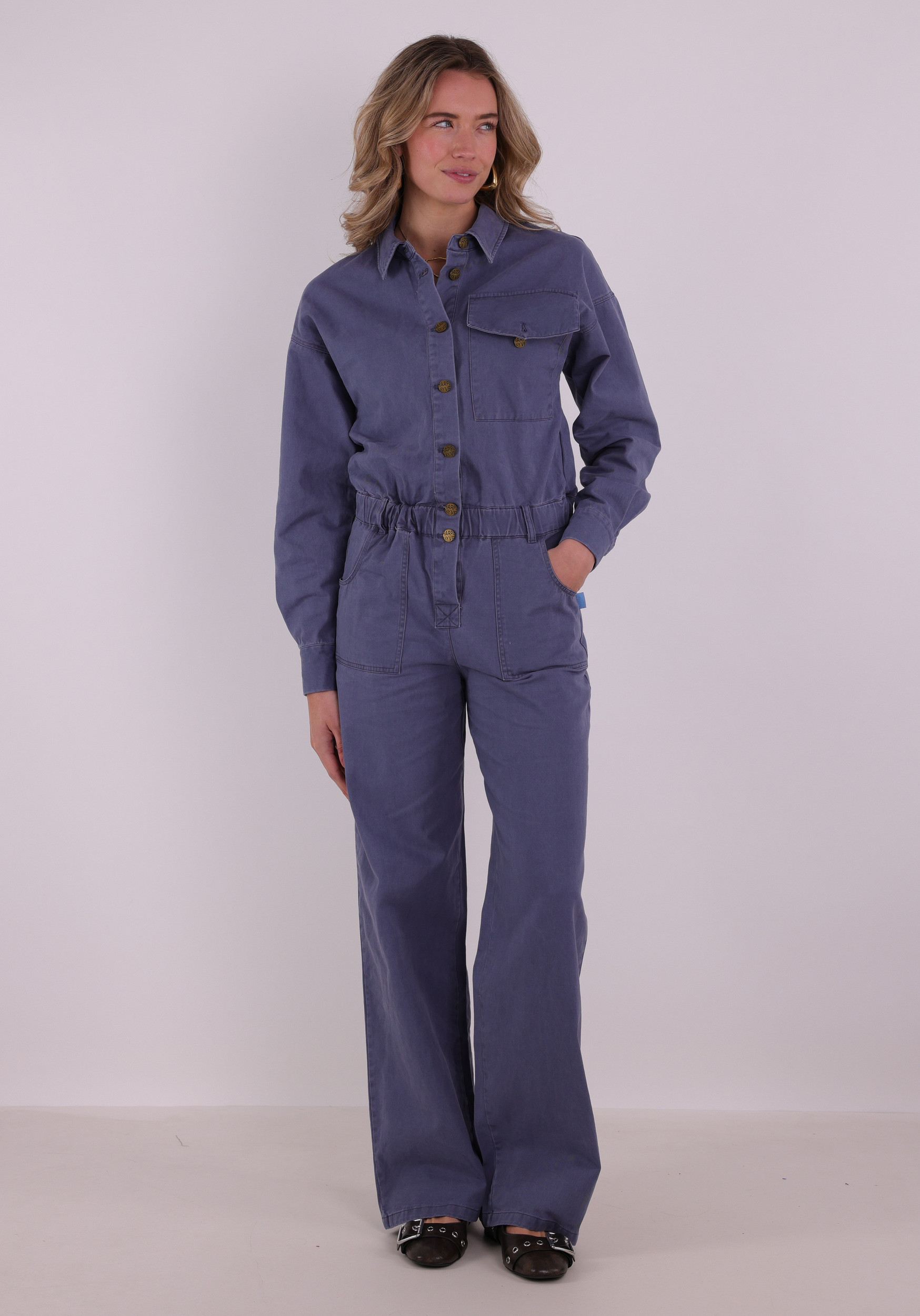 Harper & Yve Jumpsuit Jacky SS6P700 Raf blauw