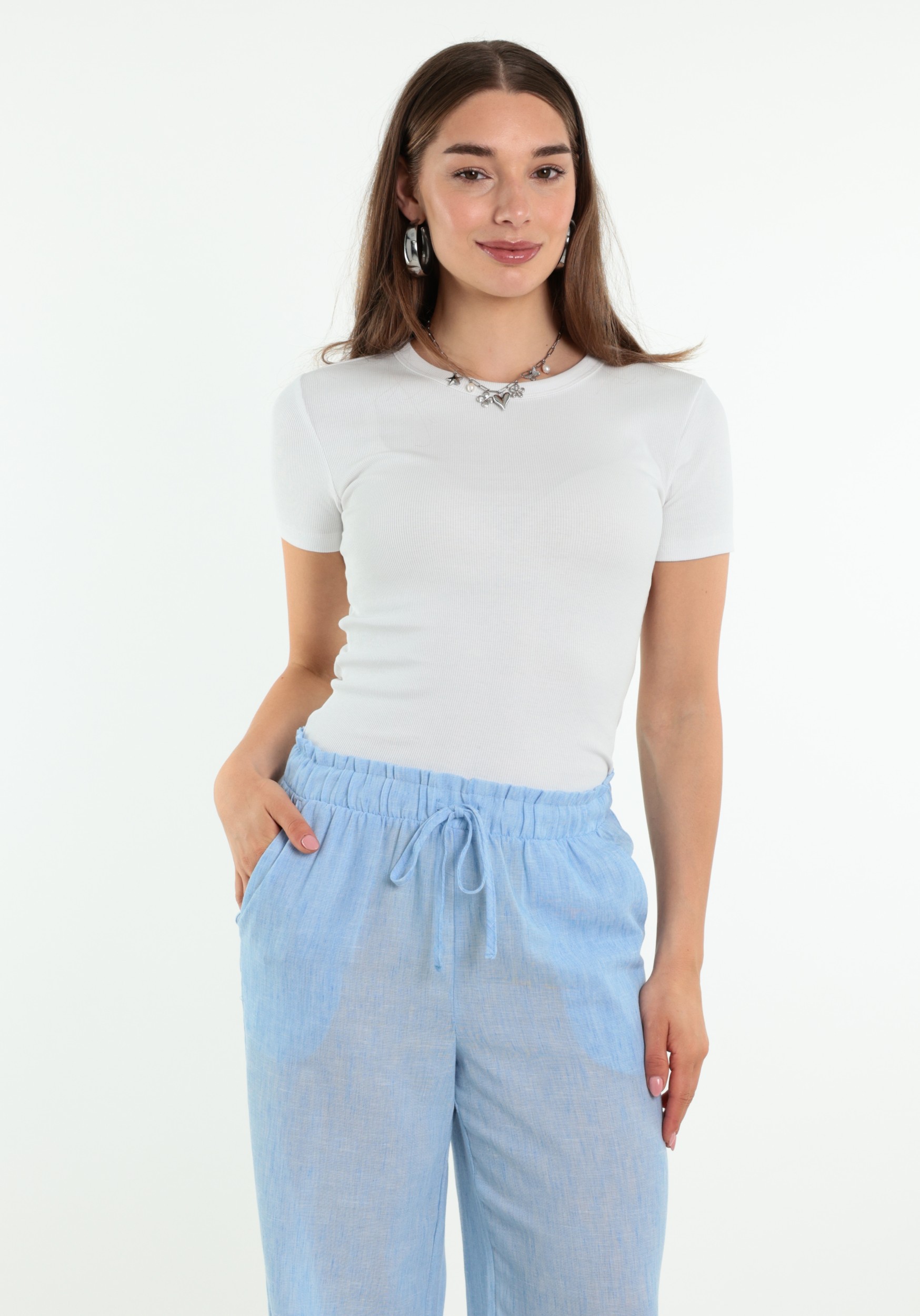 ONLY T-shirt Val 15369240 Wit