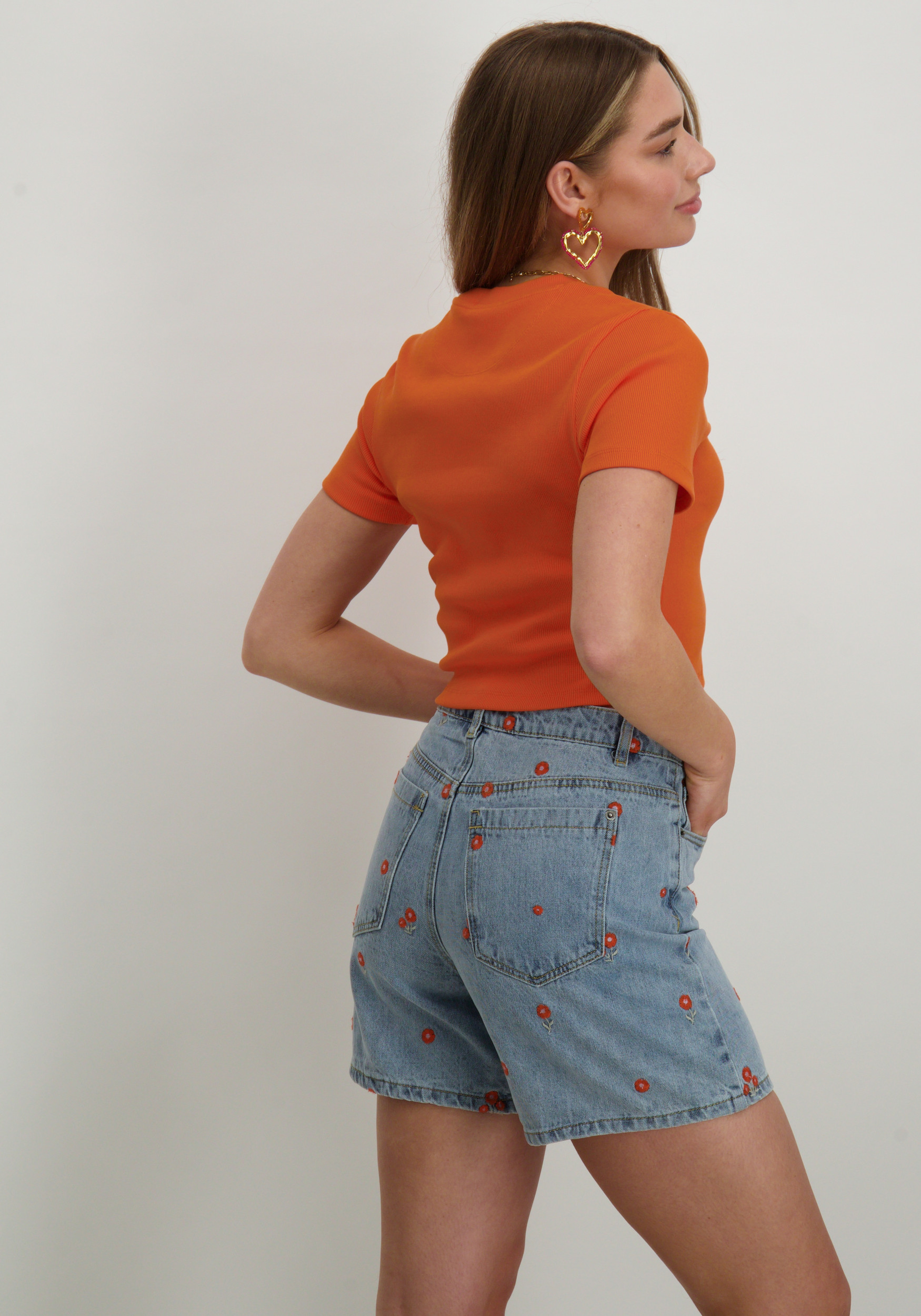 Harper & Yve Top Demmy HS25Y307 Oranje