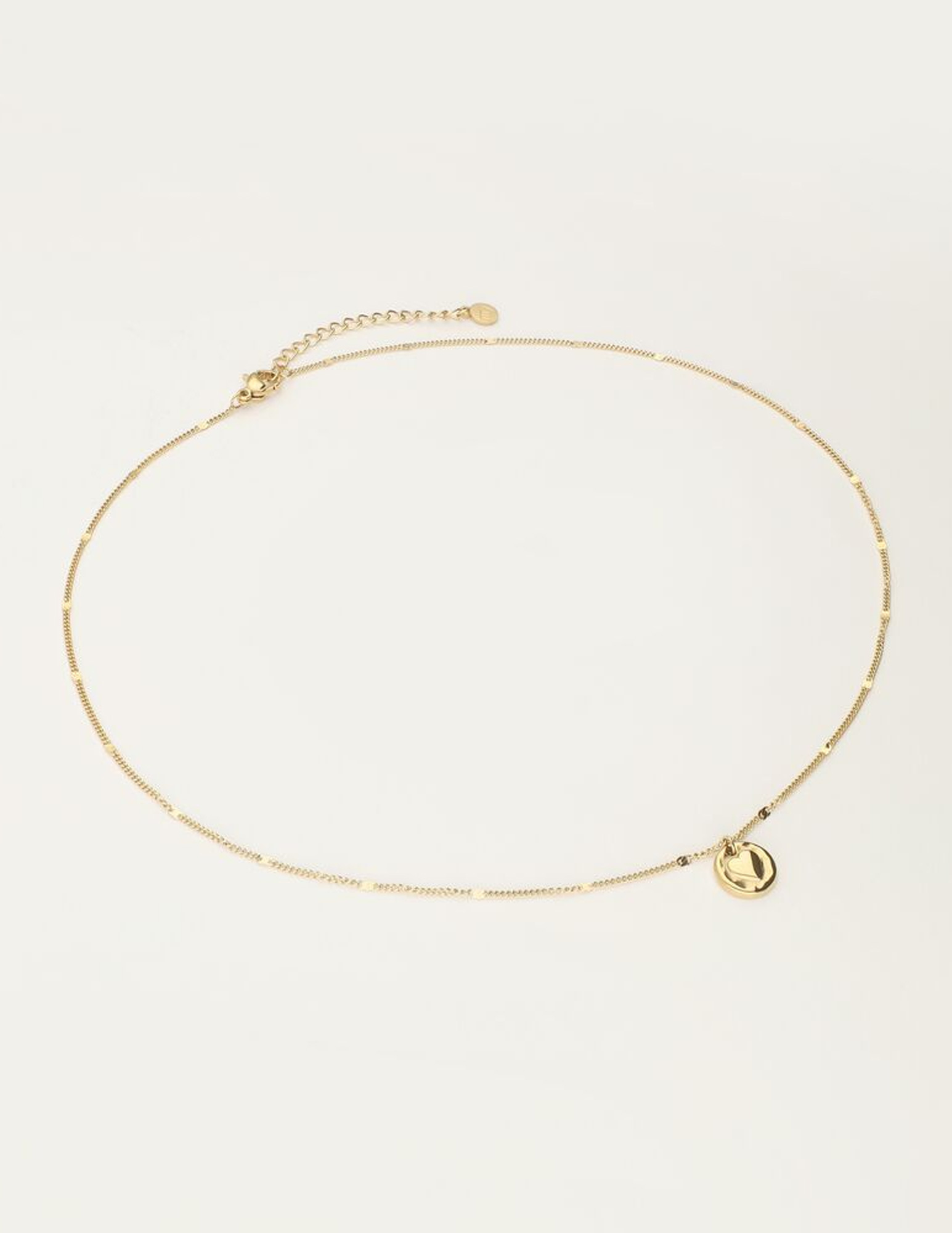 My Jewellery Ketting Hammered heart MJ11536 Goud