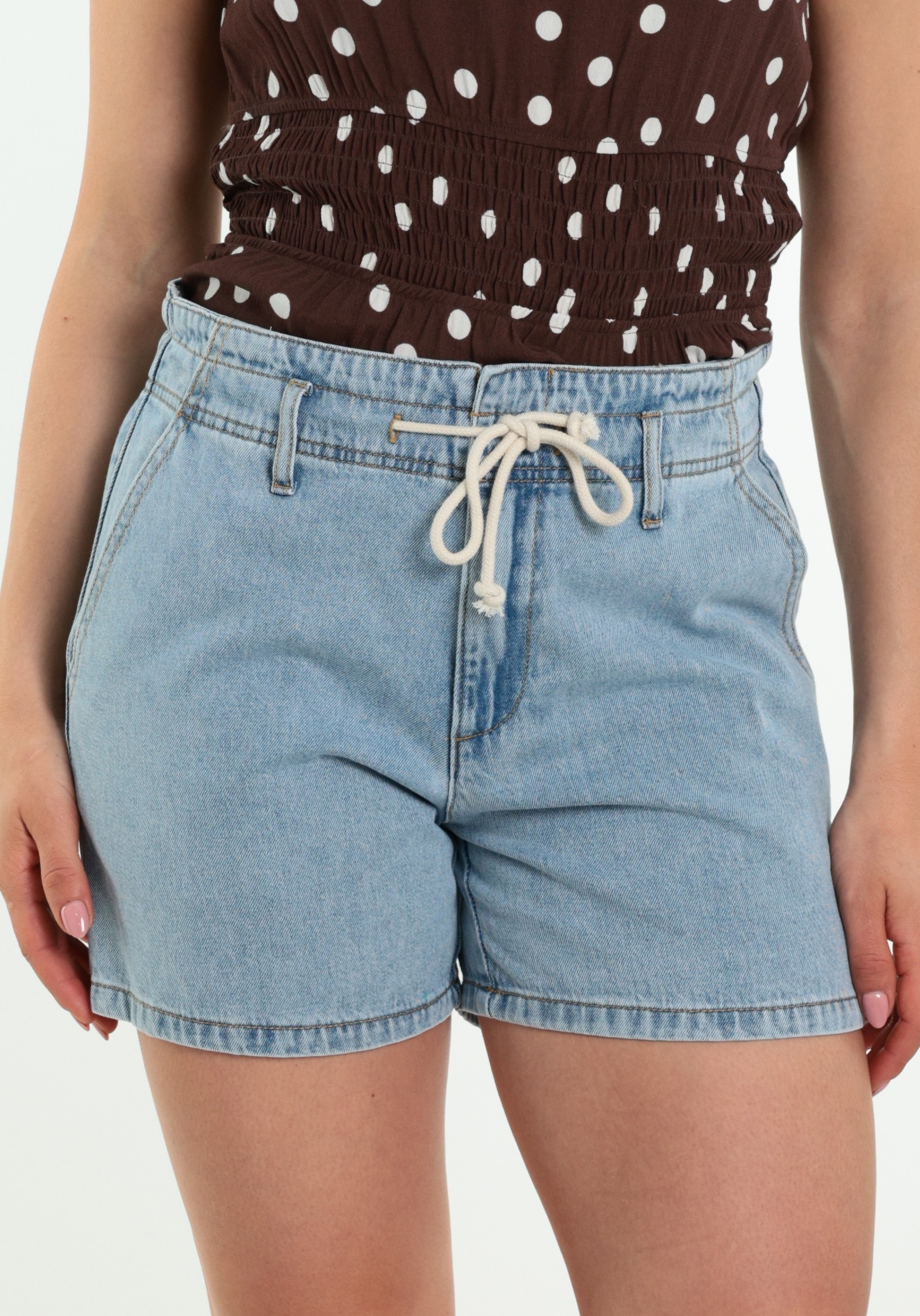 FREE|QUENT Short Mindo 208344 Jeans blauw