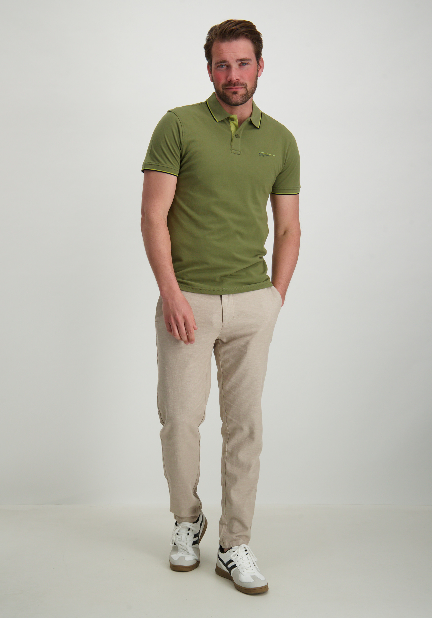 Petrol Polo M-1050-POL102 Leger Groen