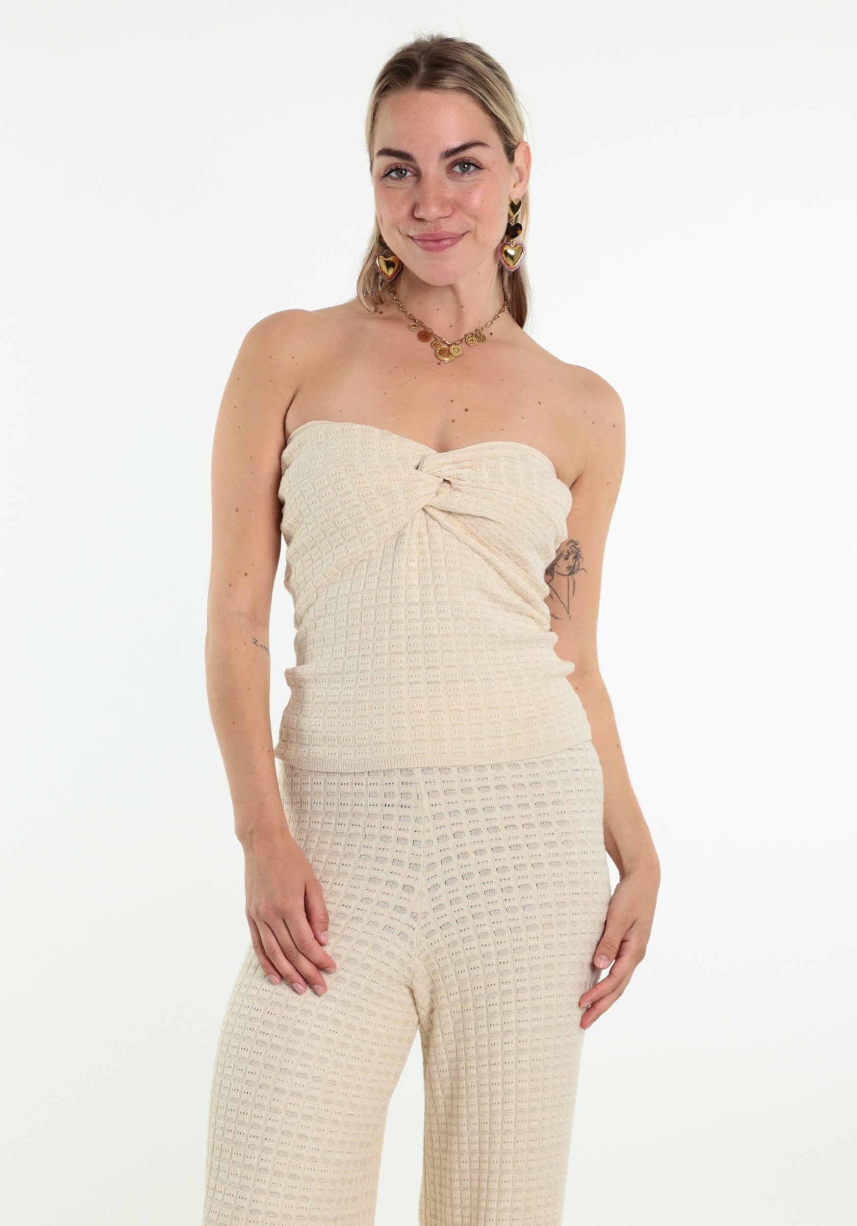 Studio Amaya top Kiek Beige