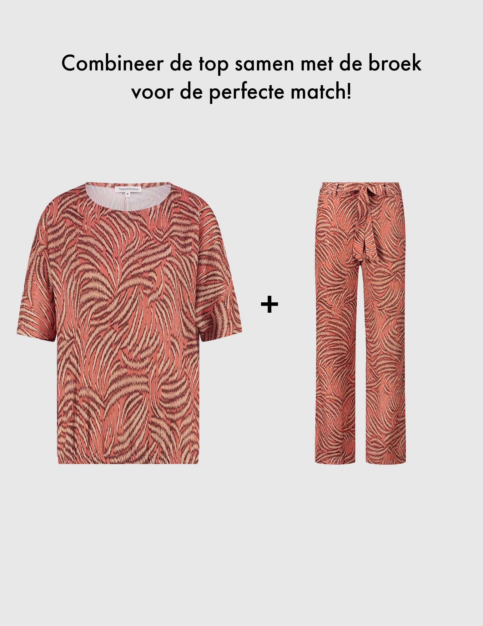 Tramontana Plum parade broek D03-15-101 Oranje