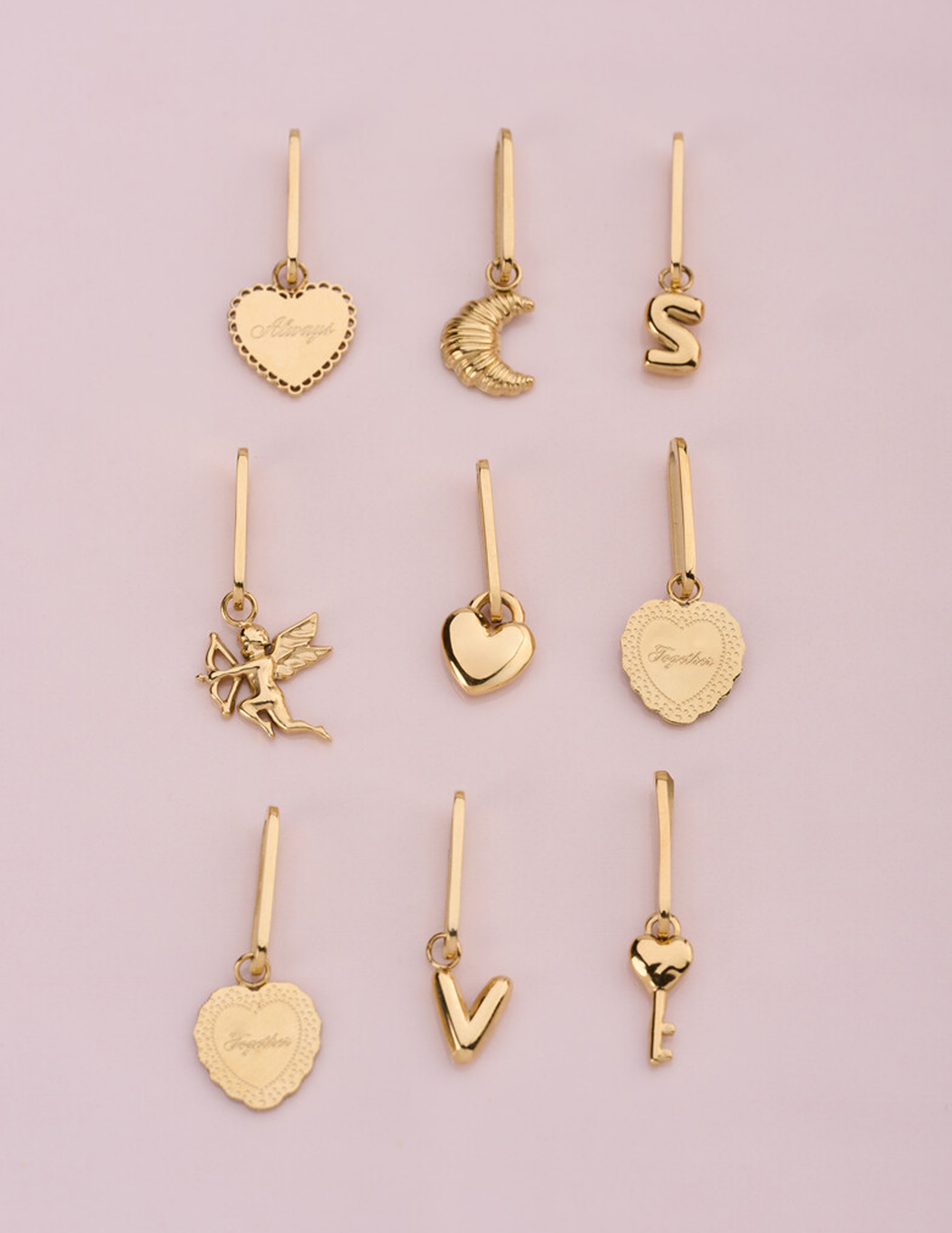 My Jewellery Love bedel chubby hart MJ15326 Goud