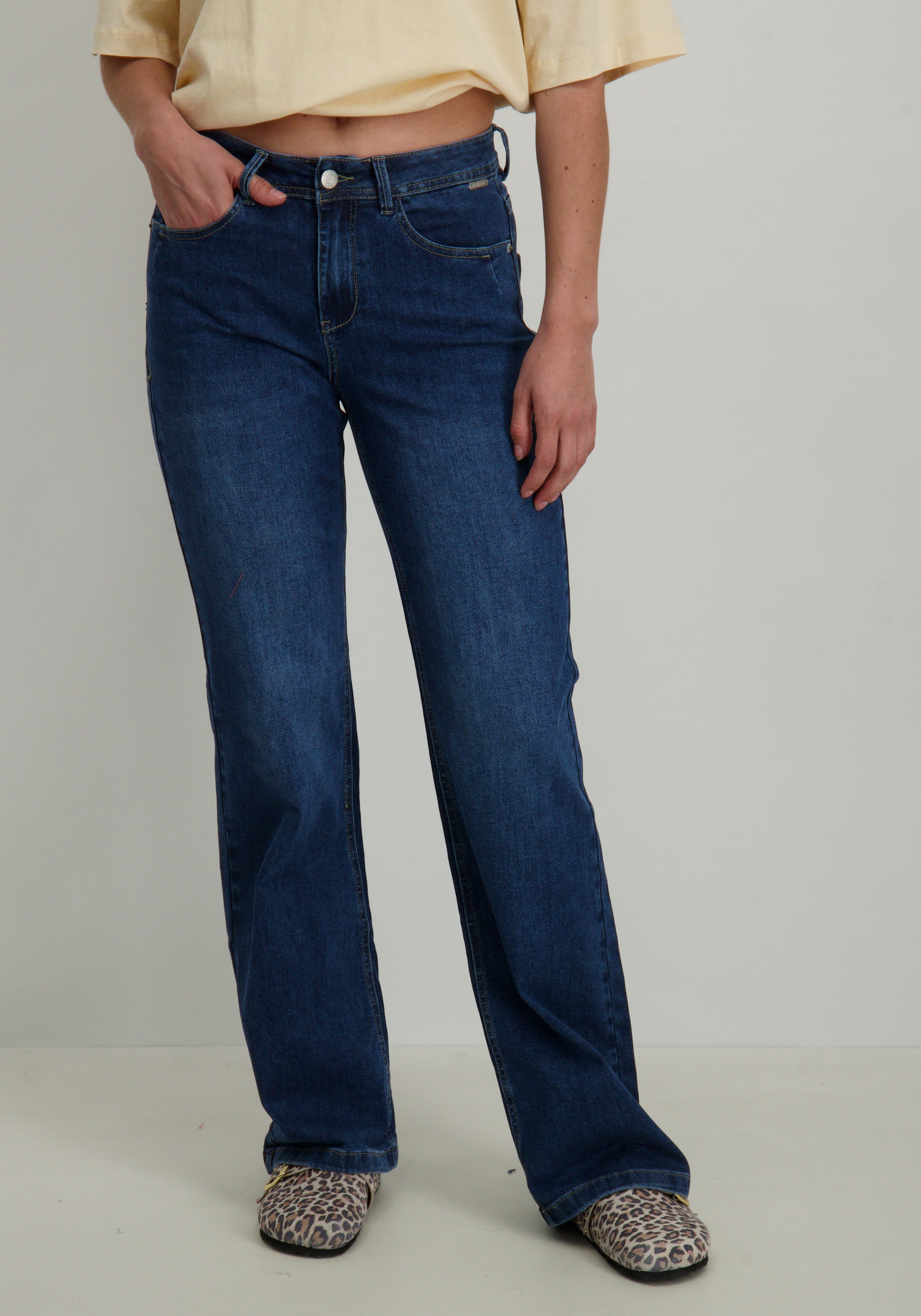 Red Button Jeans Colette dark stone SRB4334B SS25 Jeans blauw