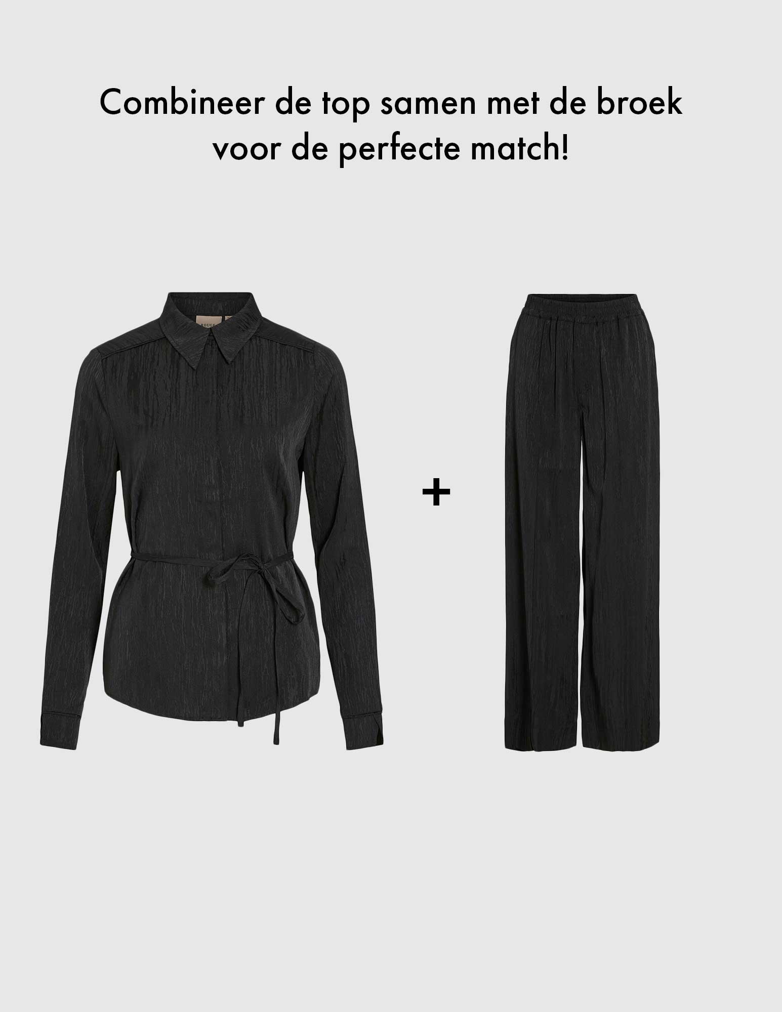 Vila Rouge Blouse Martina 14100956 Zwart