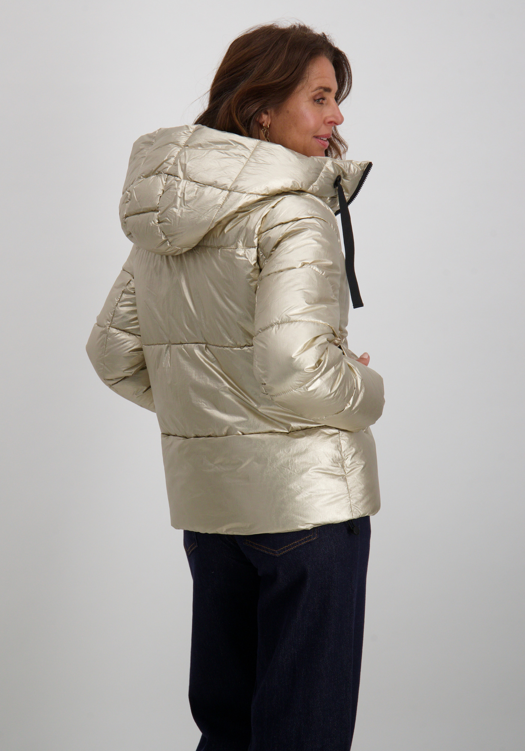 Geisha Winterjas metalic 58520-12 Goud