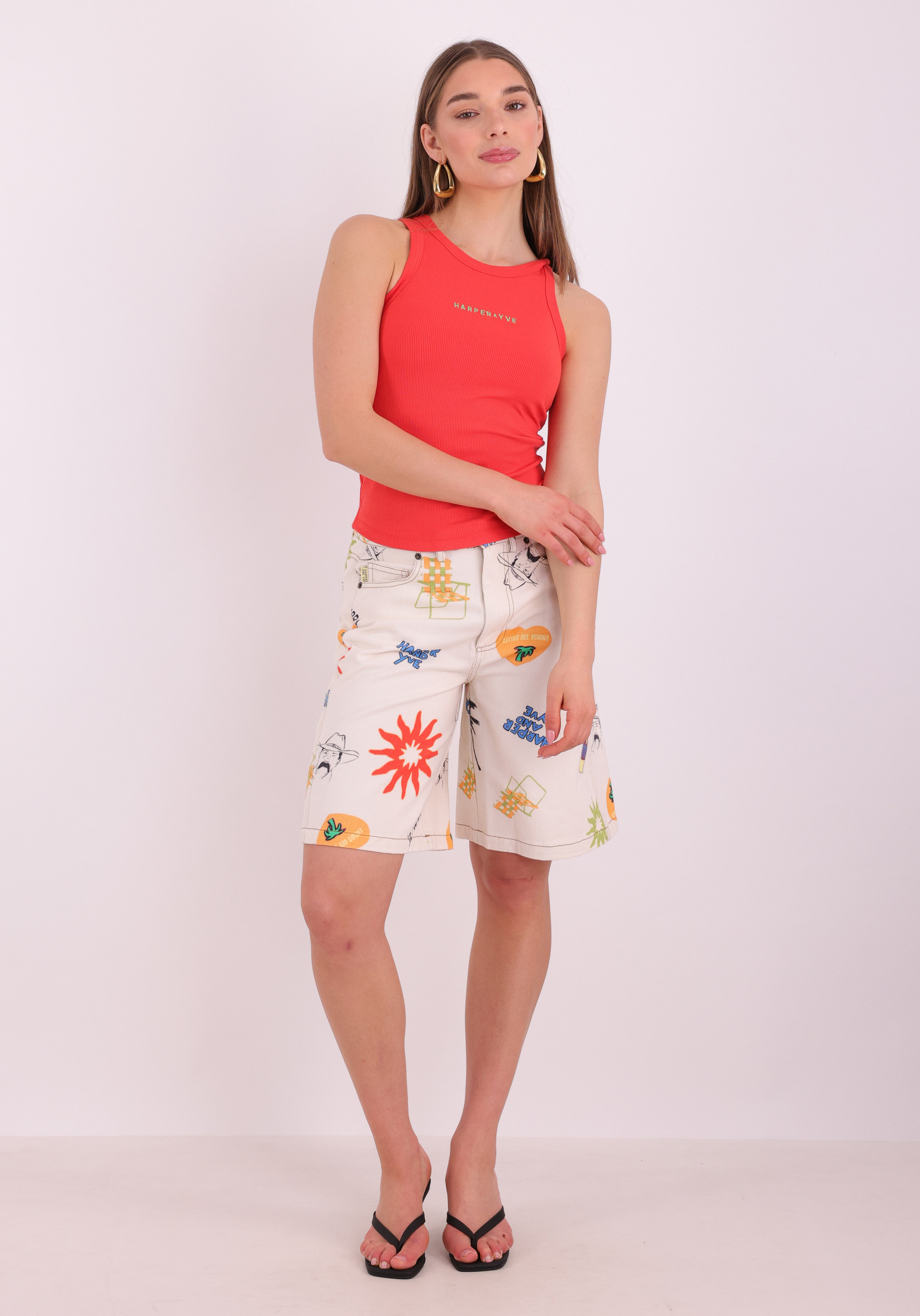 Harper & Yve Top Yenn HS6P404 Rood