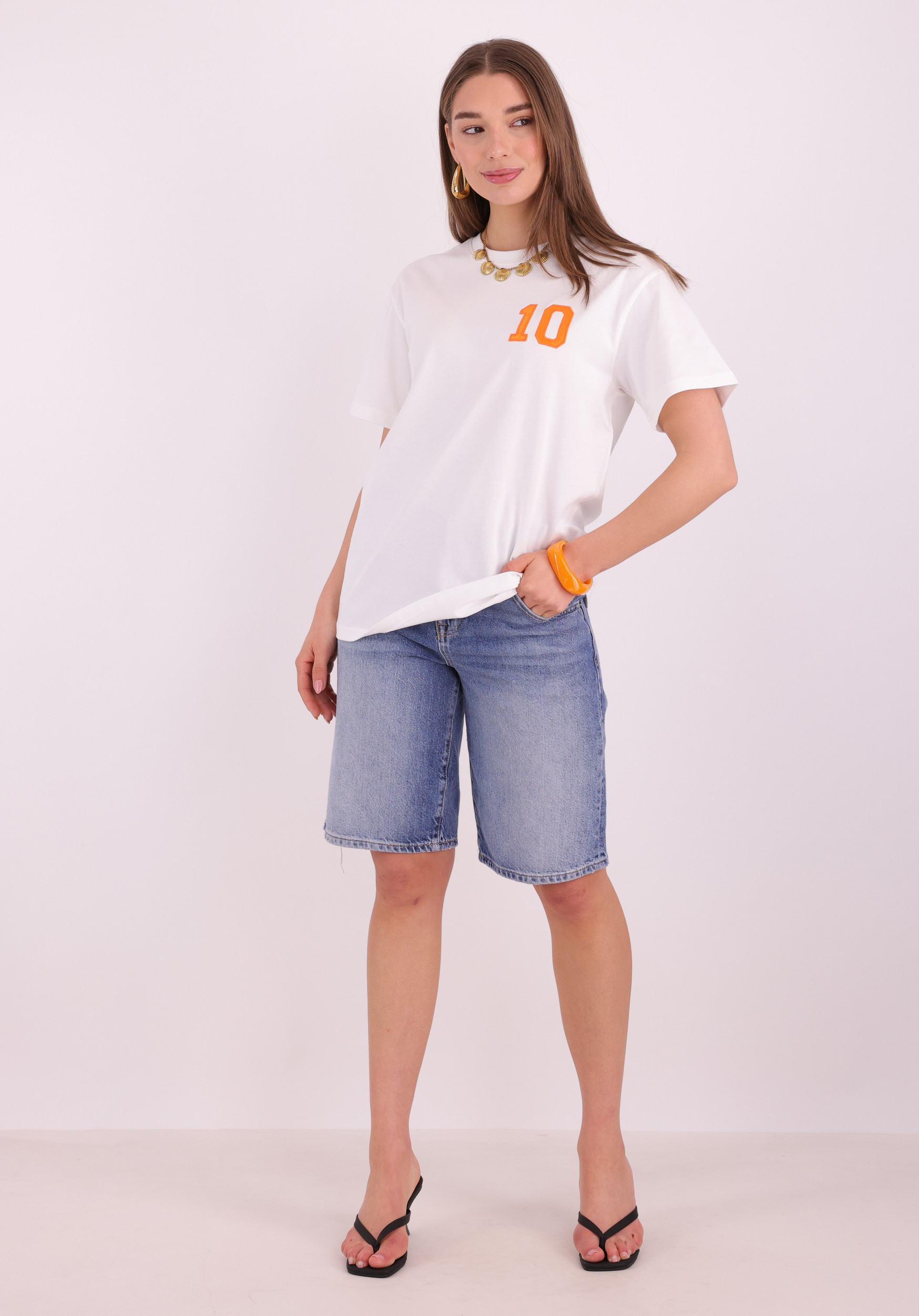 ONLY T-shirt Rikka 15364787 Wit