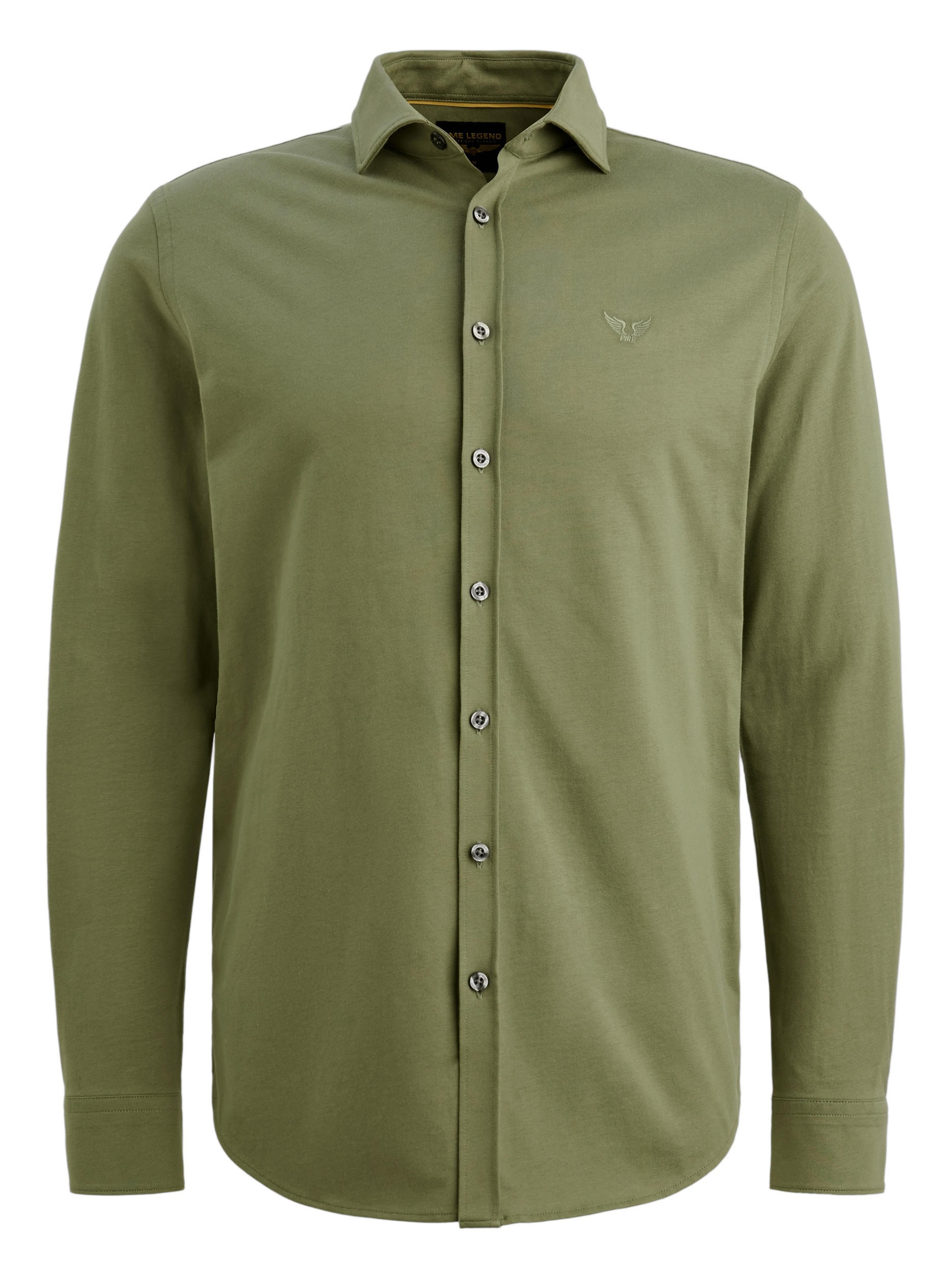 PME Legend Overhemd PSI2511234 Midden groen