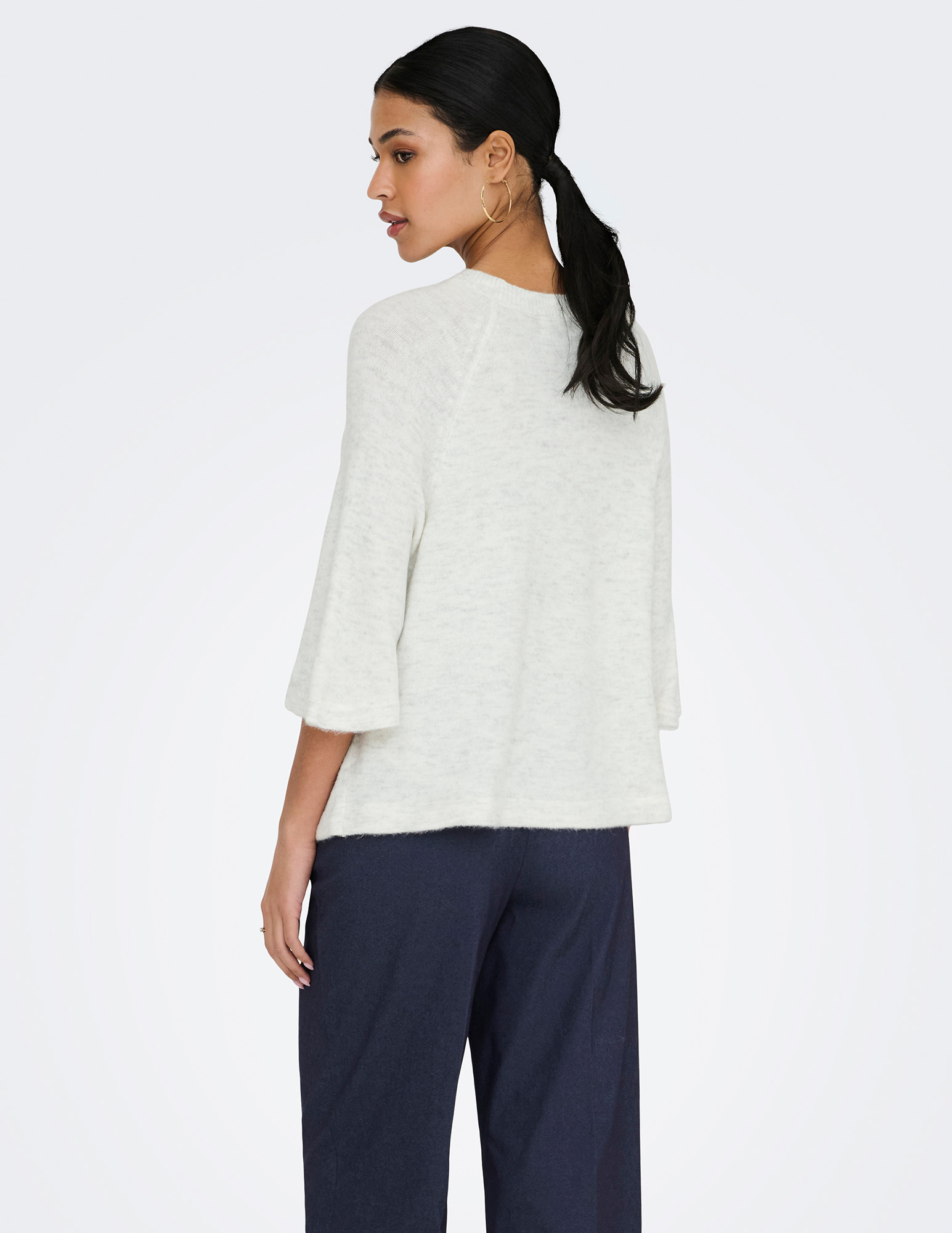 JDY Trui Elanora 15370189 Wolwit-ecru