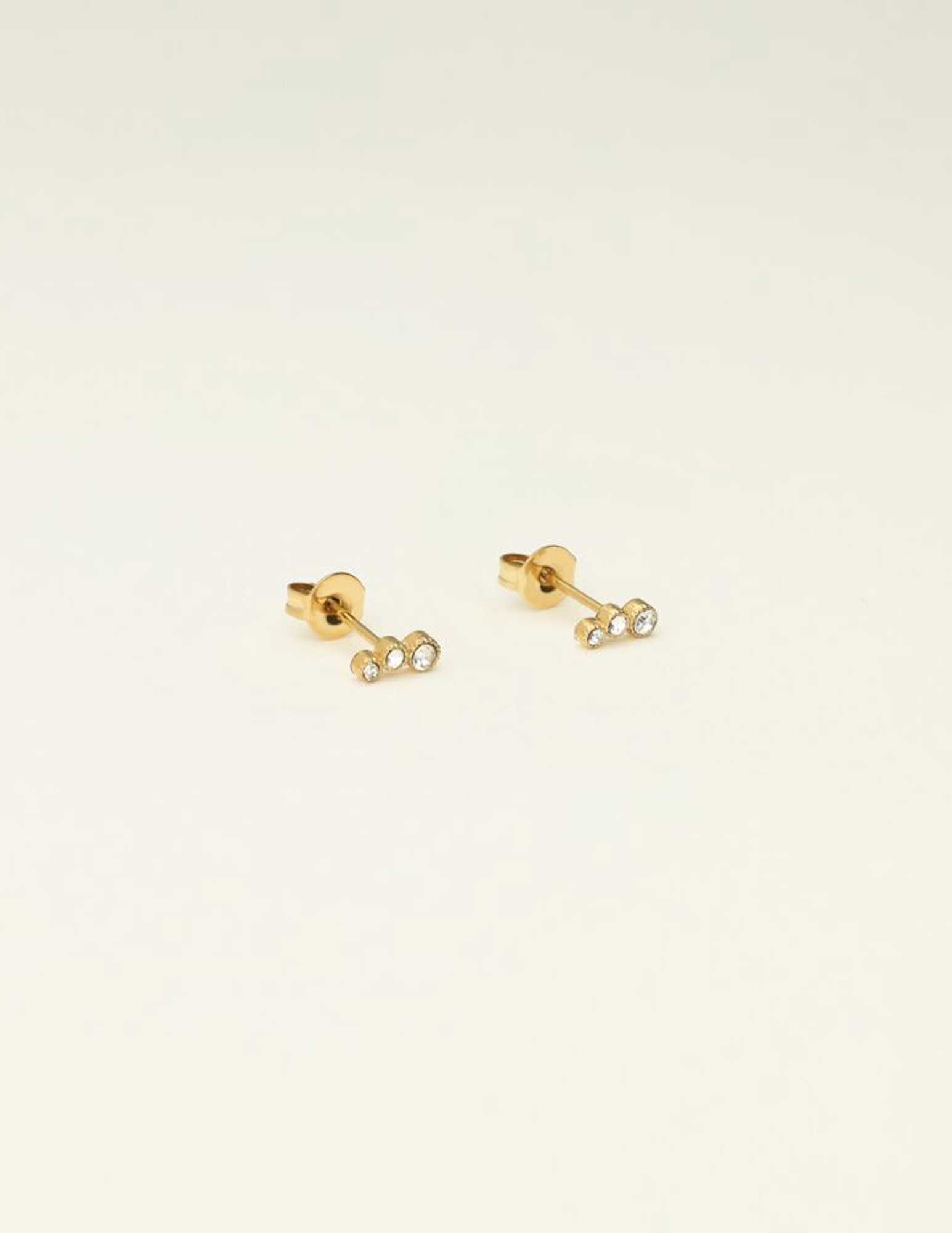 My Jewellery Studs strass MJ09482 Goud