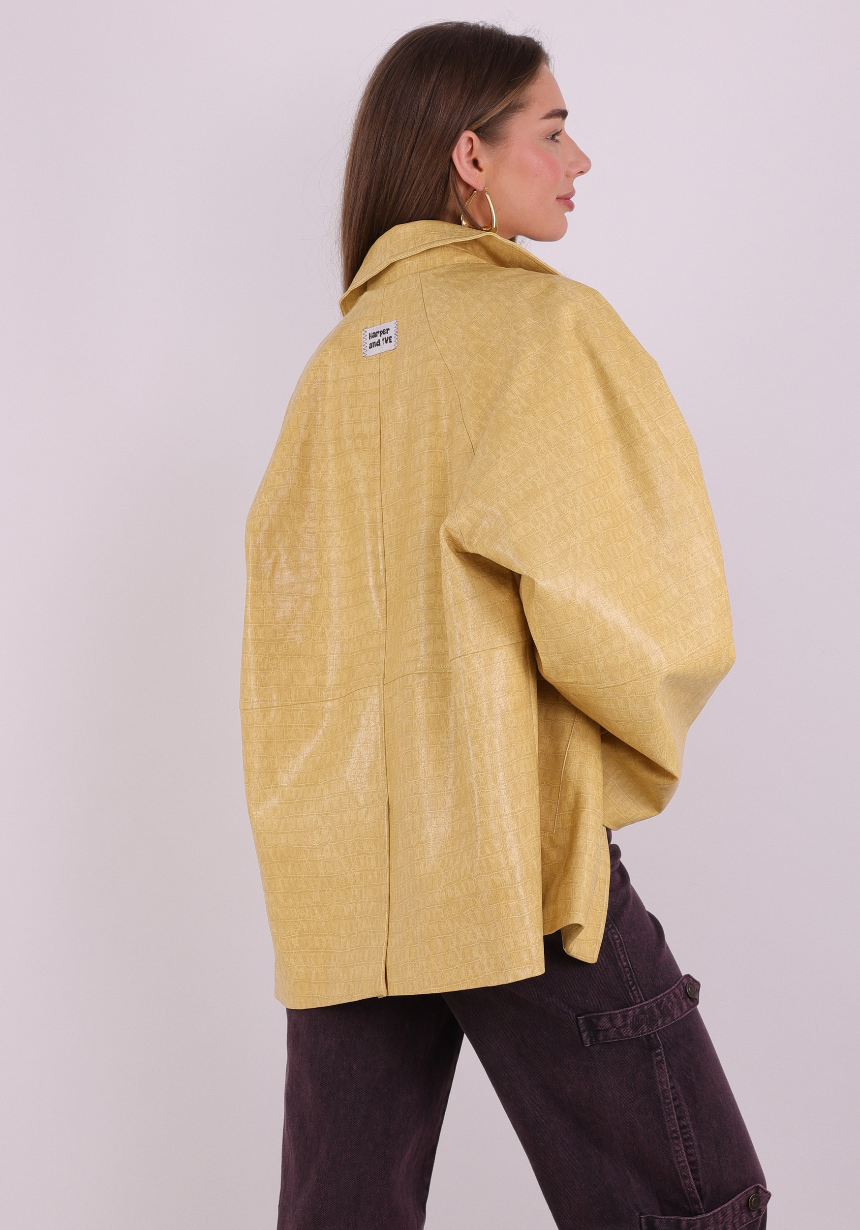Harper & Yve Jacket Mees SS6N201 Licht geel