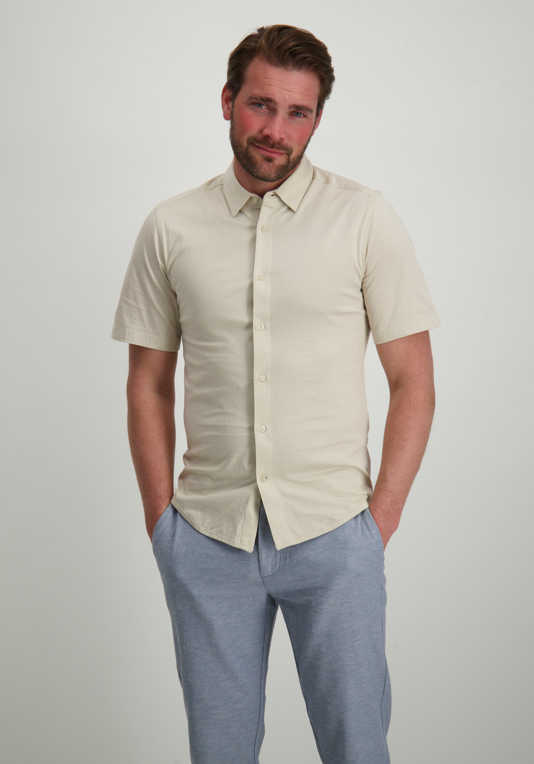 ONLY & SONS Overhemd Robin strech 22031992 Taupe