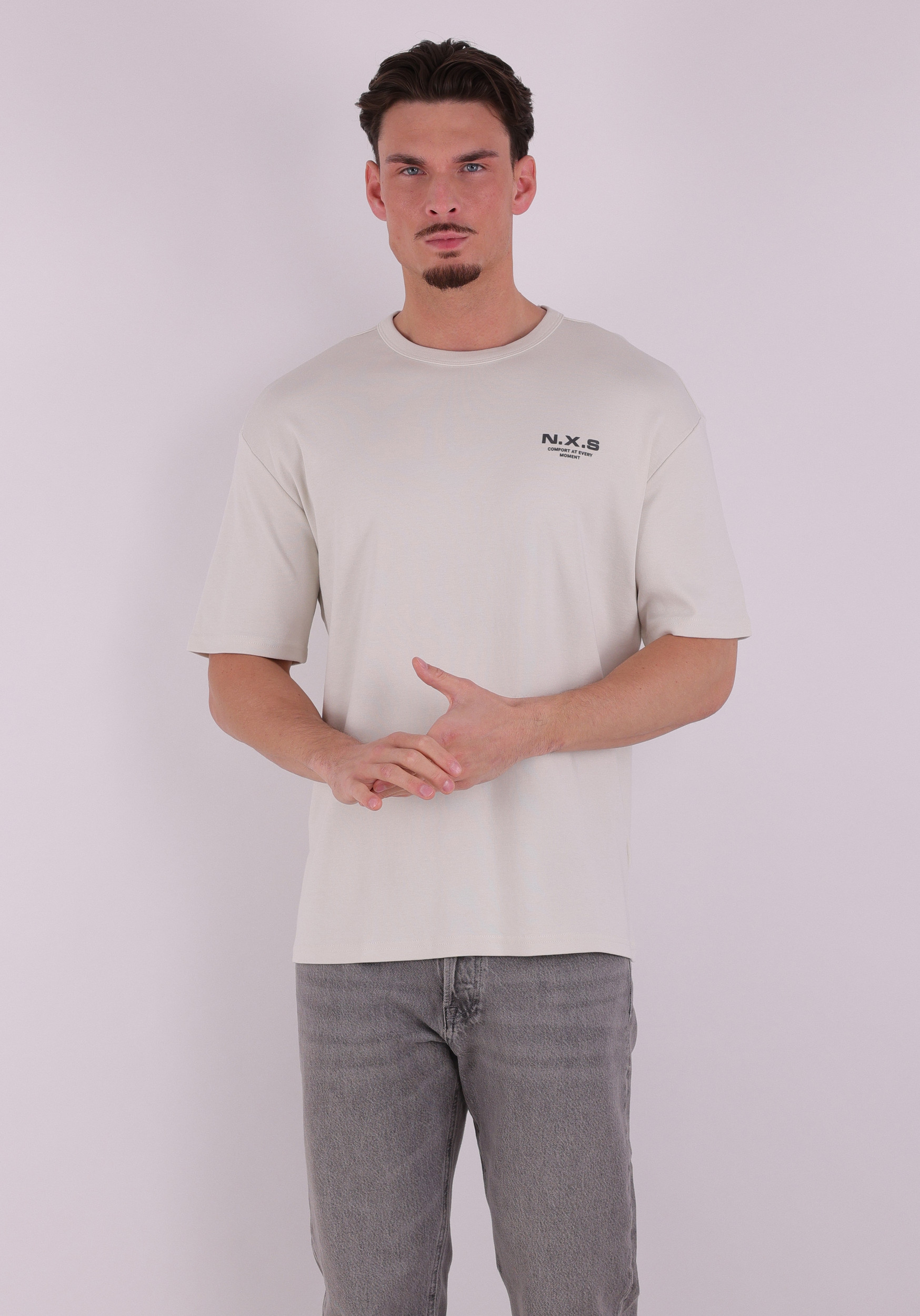 No Excess T-shirt interlock 31340212 Ecru