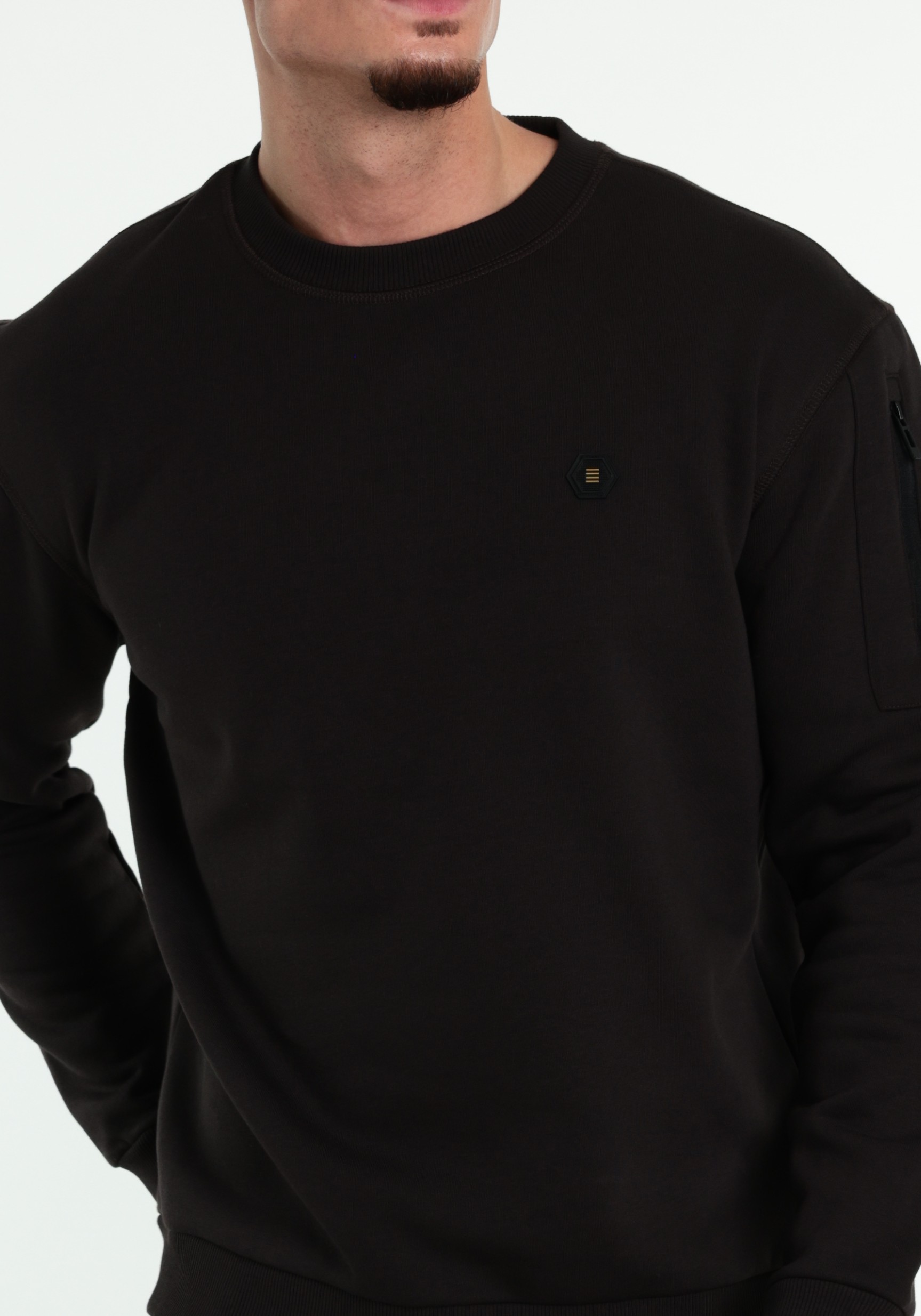 No Excess Sweater 33130857 Donker bruin