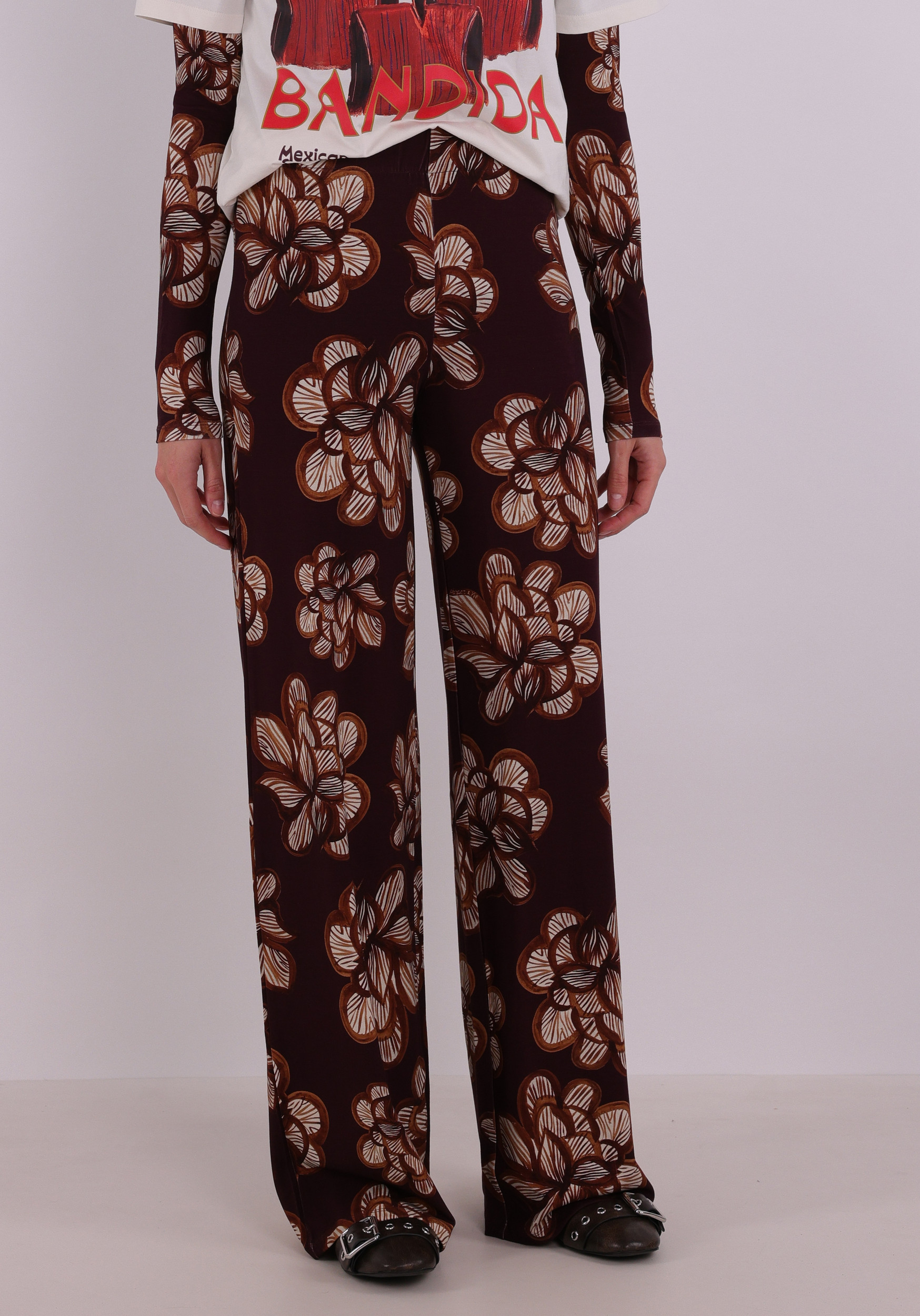 Harper & Yve Broek Jane SS6T101 Donker Paars