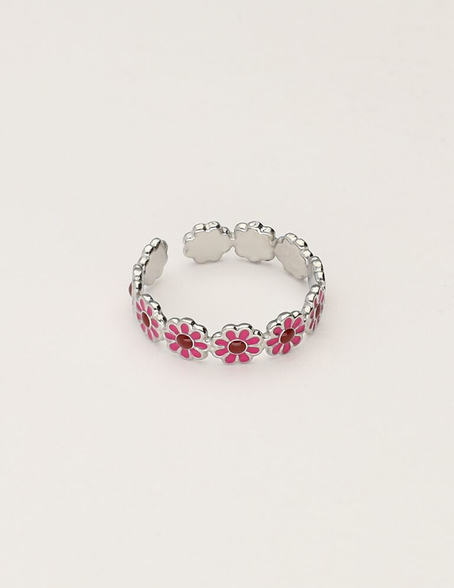 My Jewellery Ring met bloemen MJ11236 Zilver