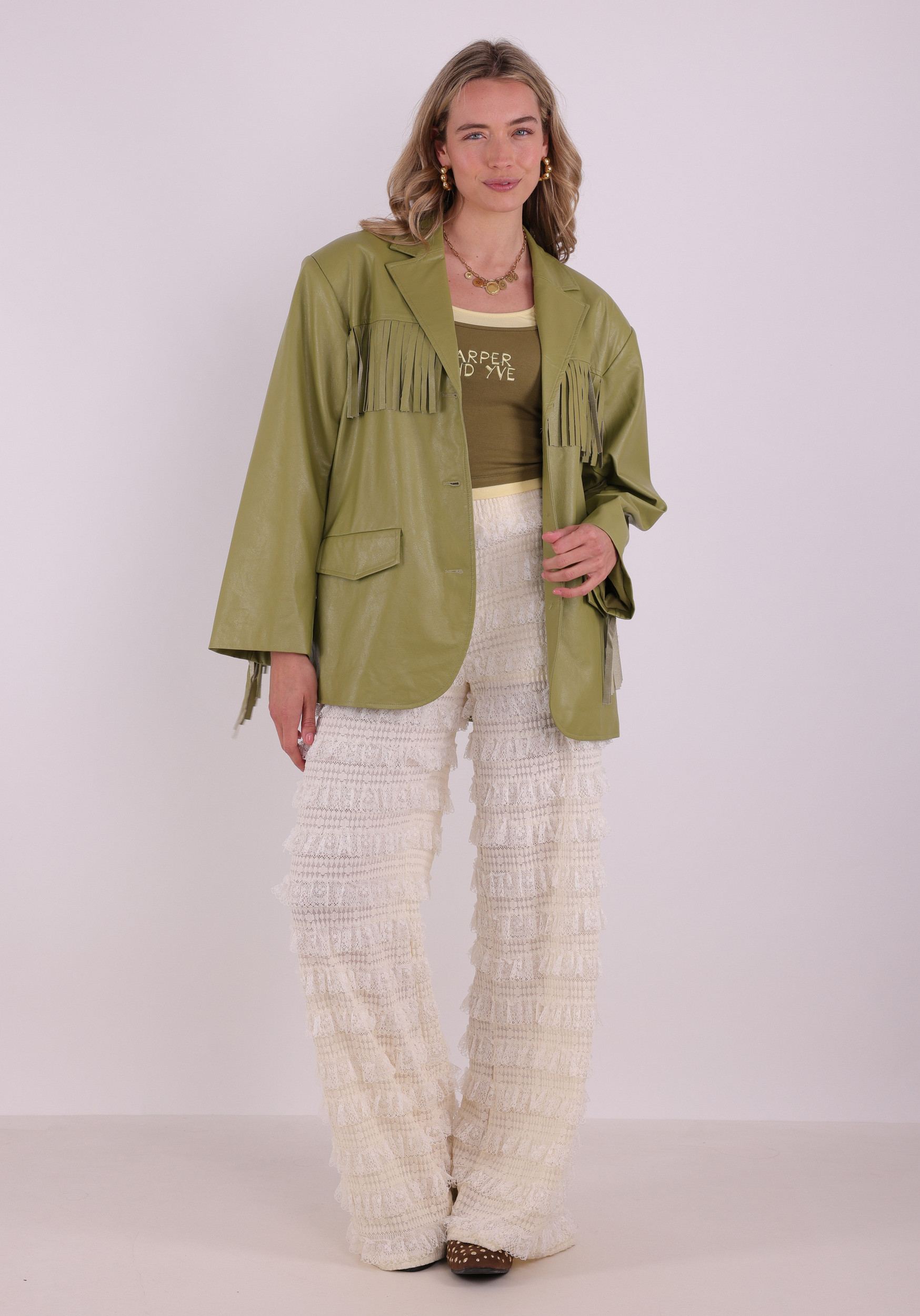 Harper & Yve Broek Lo SS6P109 Ecru