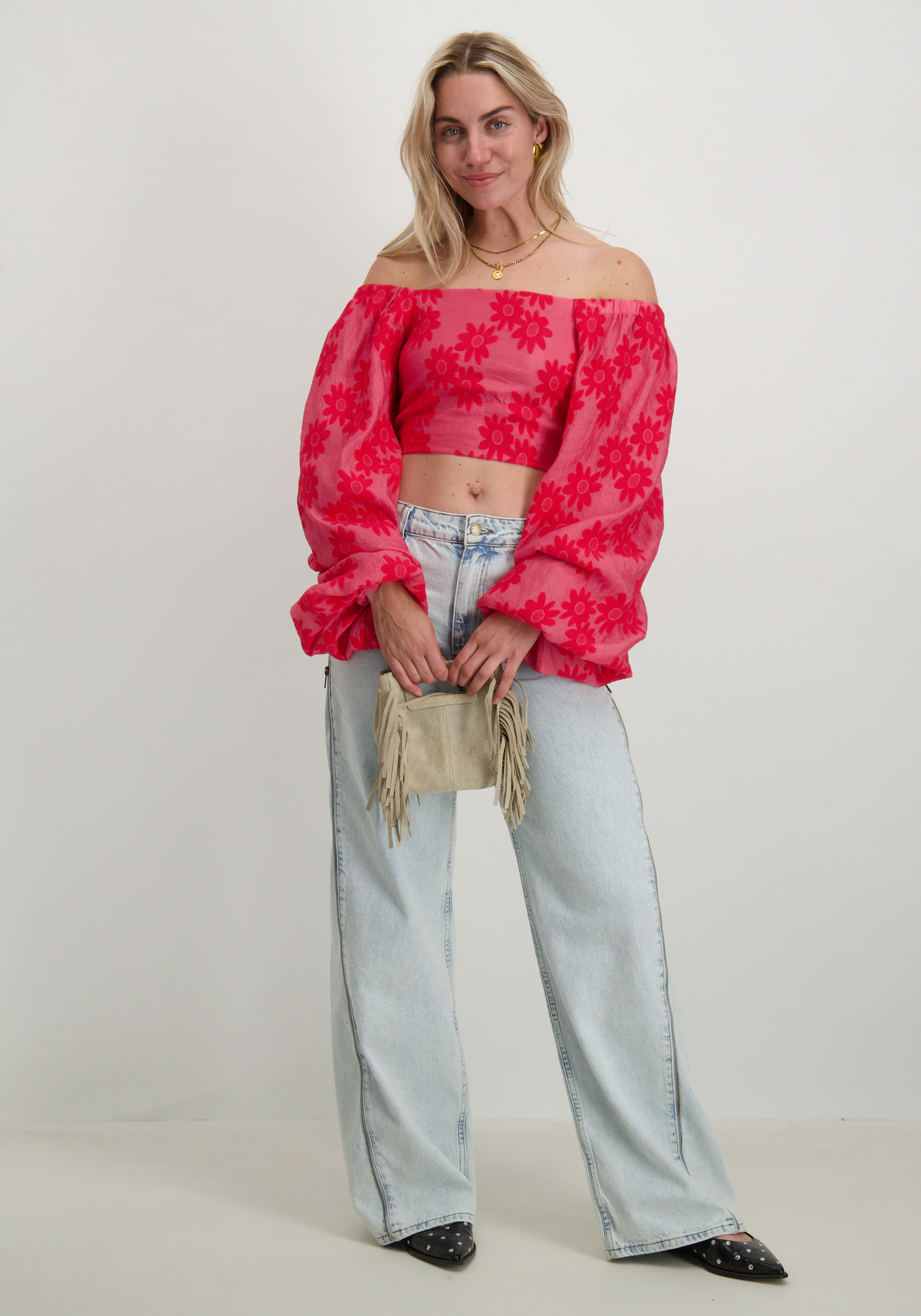 Harper & Yve Top Evi HS25J408 Roze