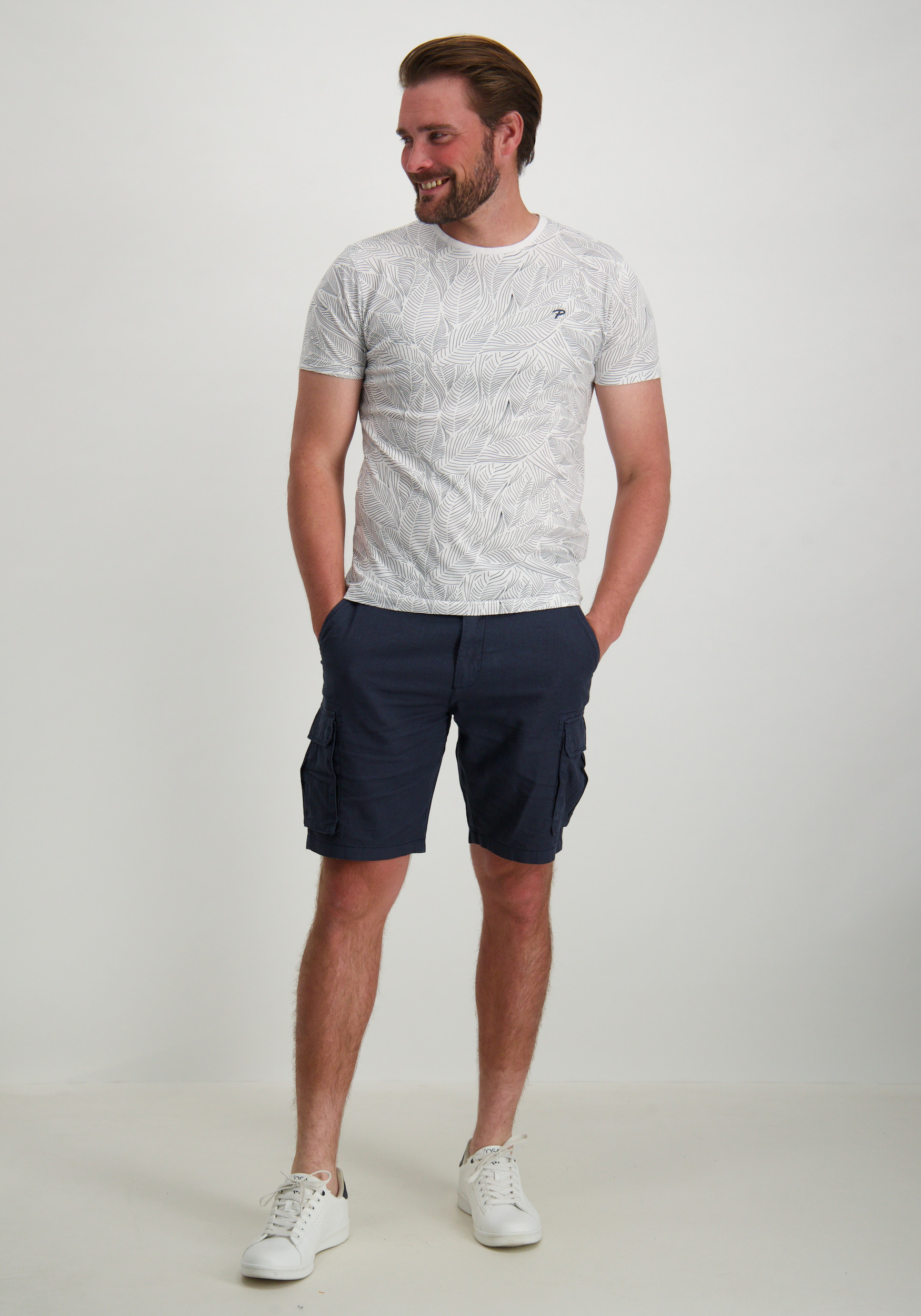 Petrol T-shirt M-1050-TSR116 Wit