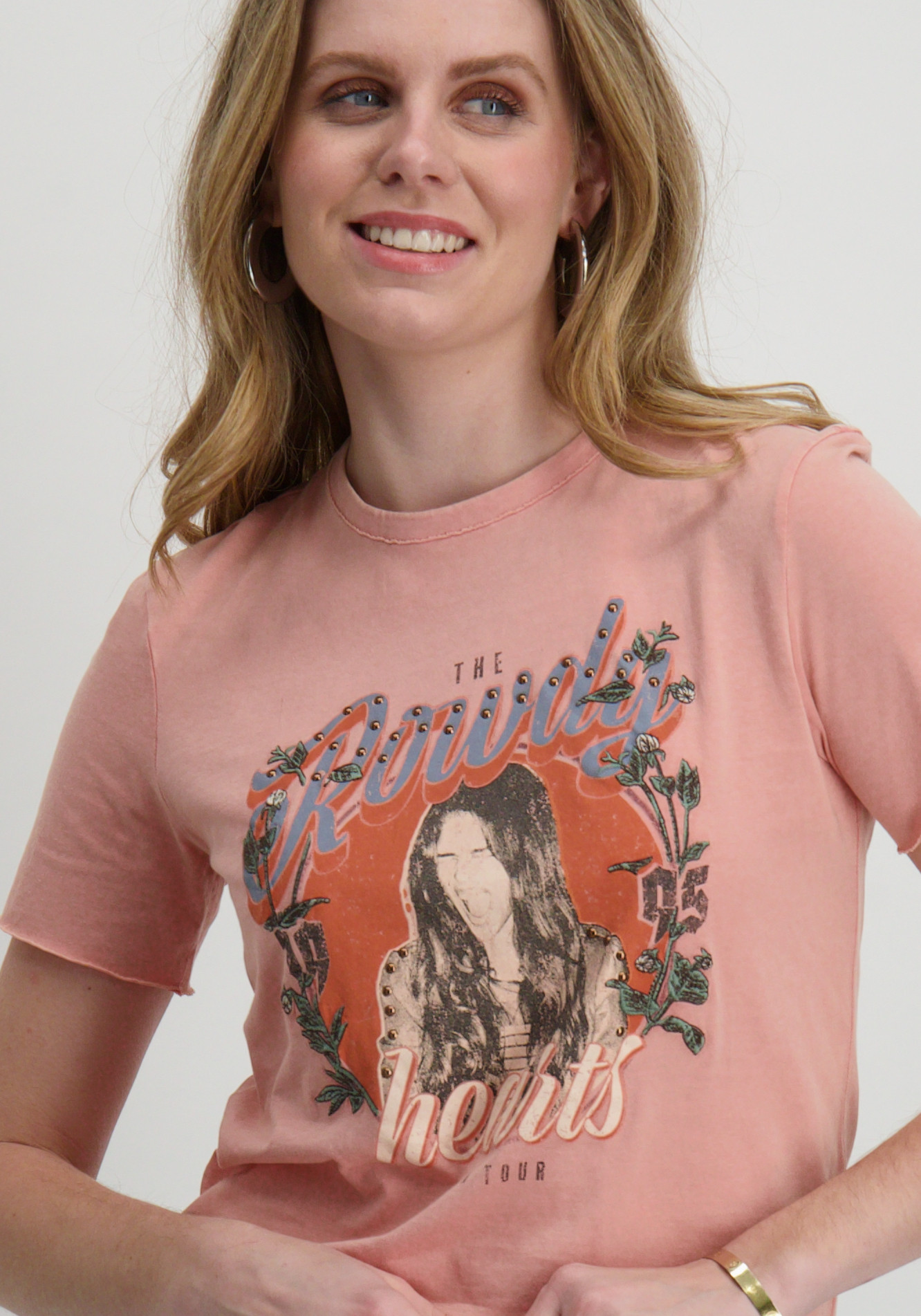 Only T-shirt Lucy 15307412 Licht rose