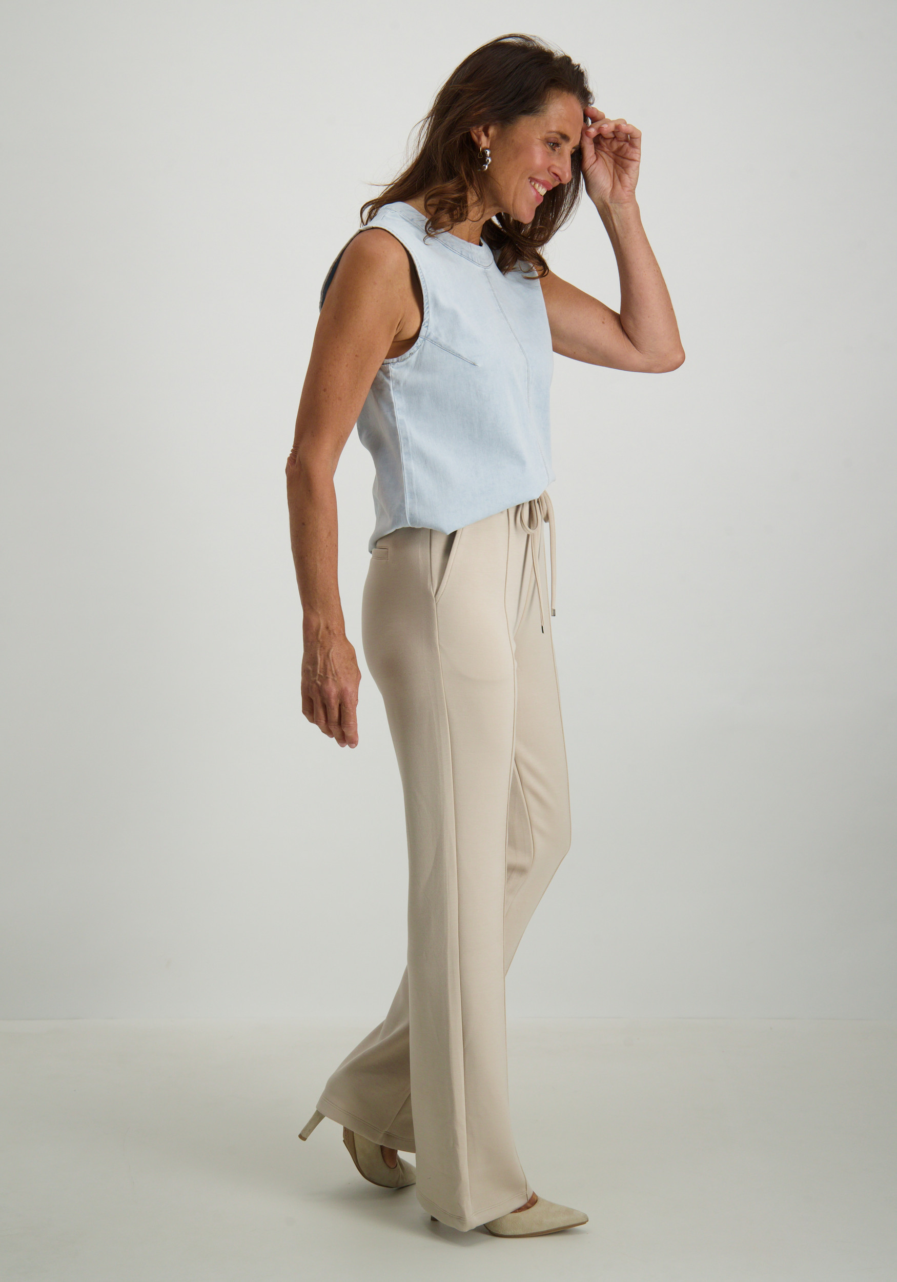 Geisha Denim top 53002-10 Blauw