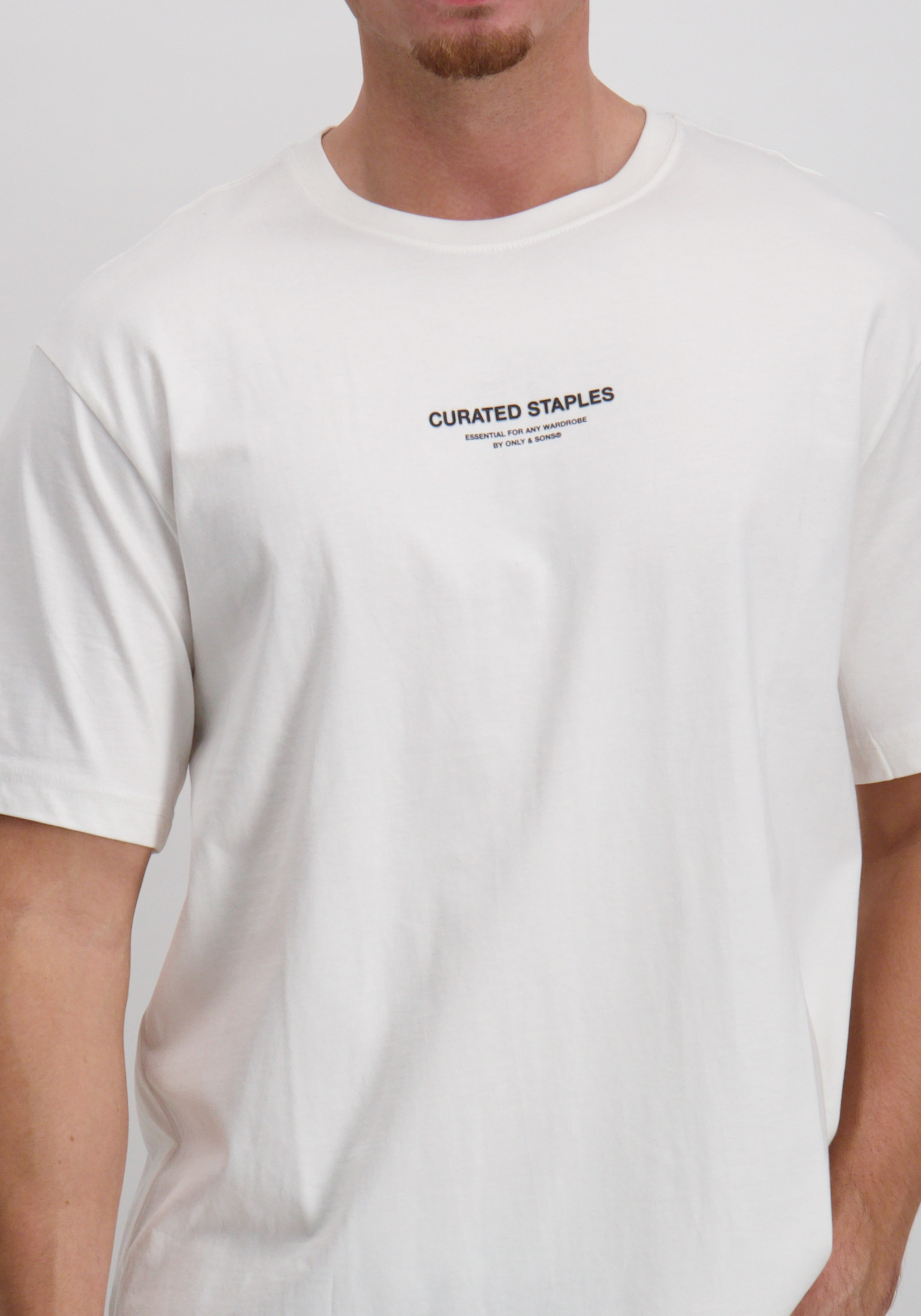 ONLY & SONS T-shirt Curated 22030925 Wit