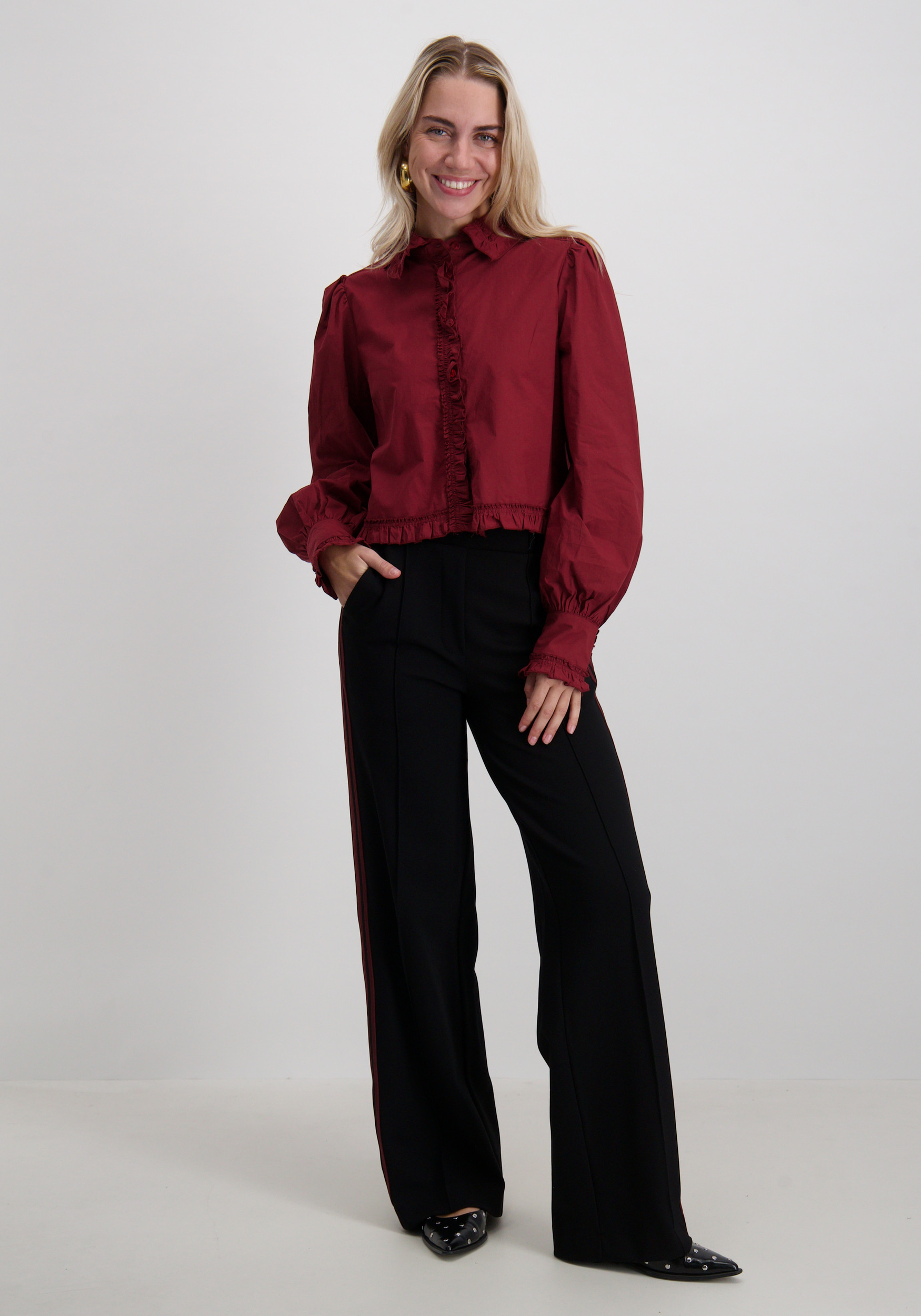 Harper & Yve Blouse Ellie AW25P603 Bordeaux