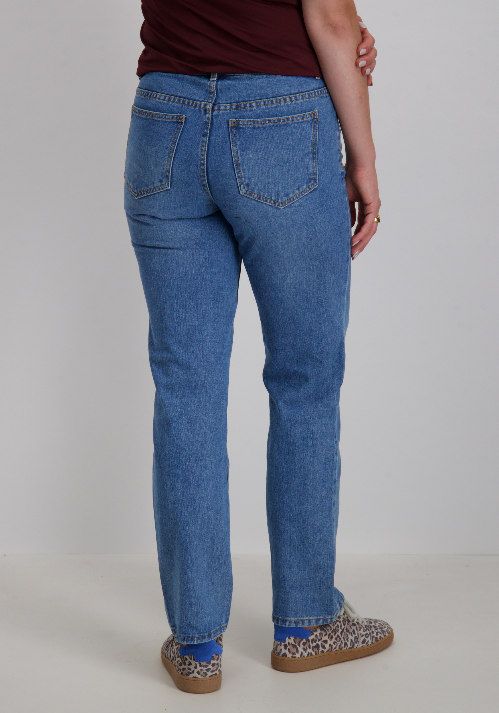 Vila Jeans Viea Eyelet 14108268 Blauw