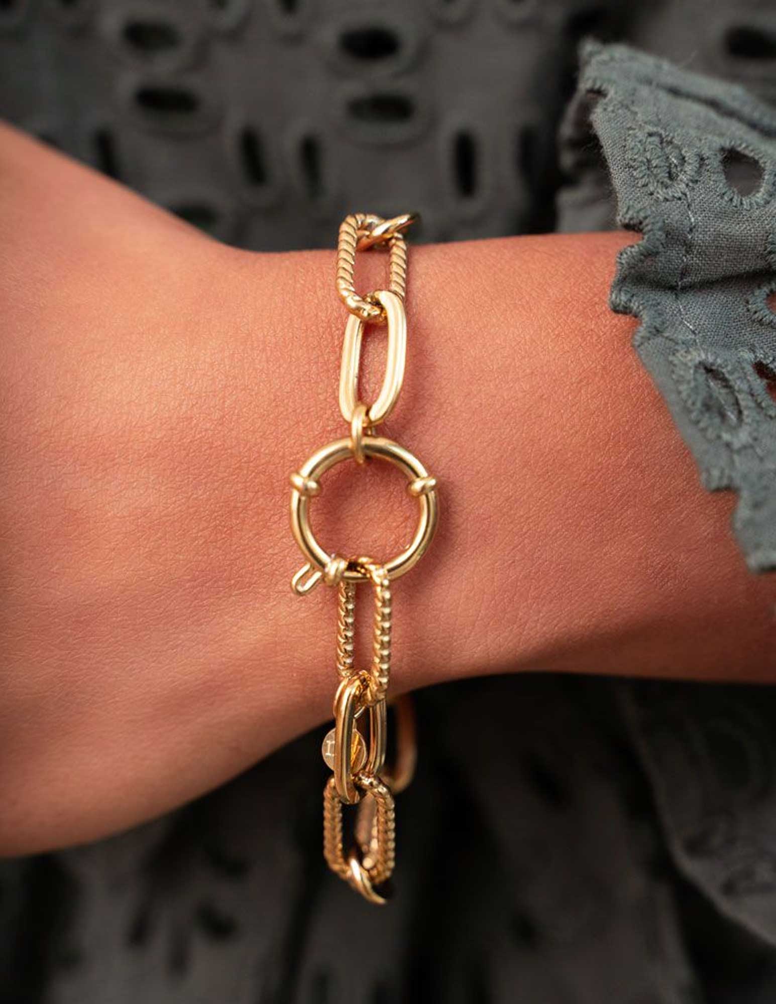 My Jewellery Armband Chunky MJ06242 Goud