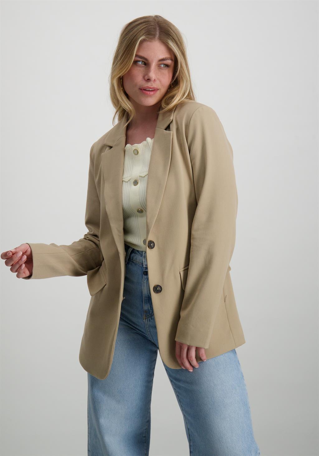 Vila Blazer Varone 14096218 Beige