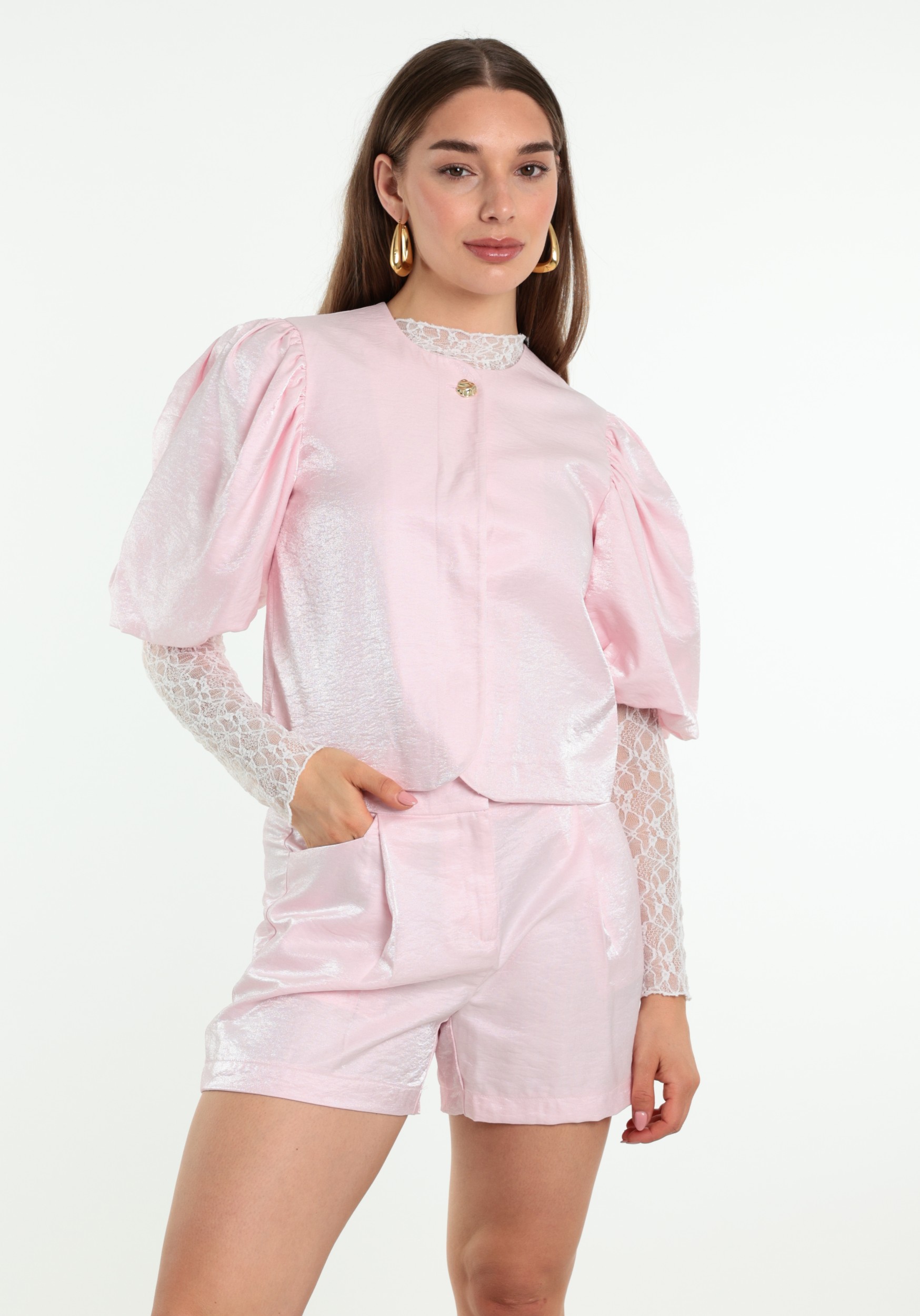 VERO MODA Jacket Liana 10344291 Licht rose