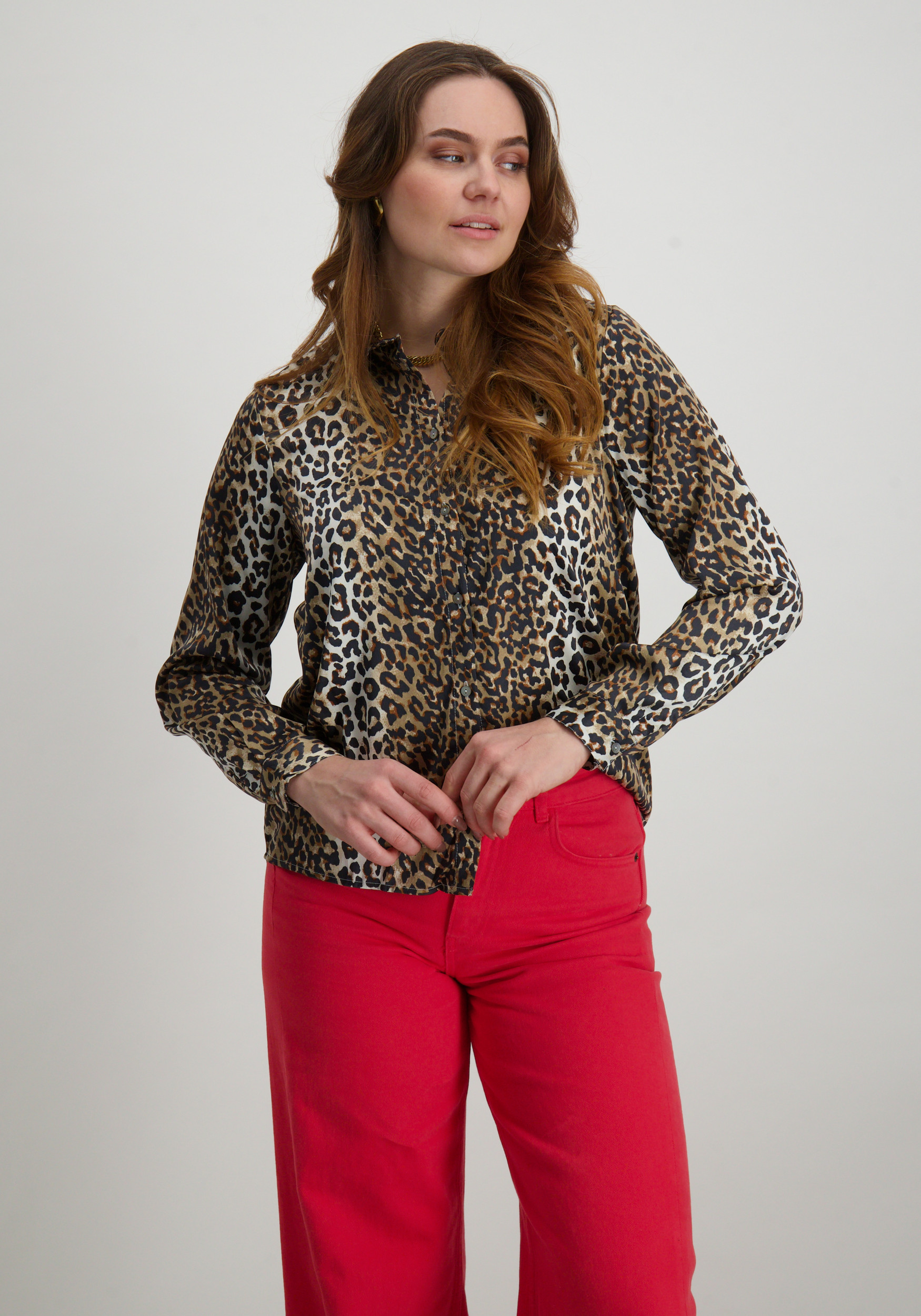 Only Blouse Jane 15310235 Licht bruin
