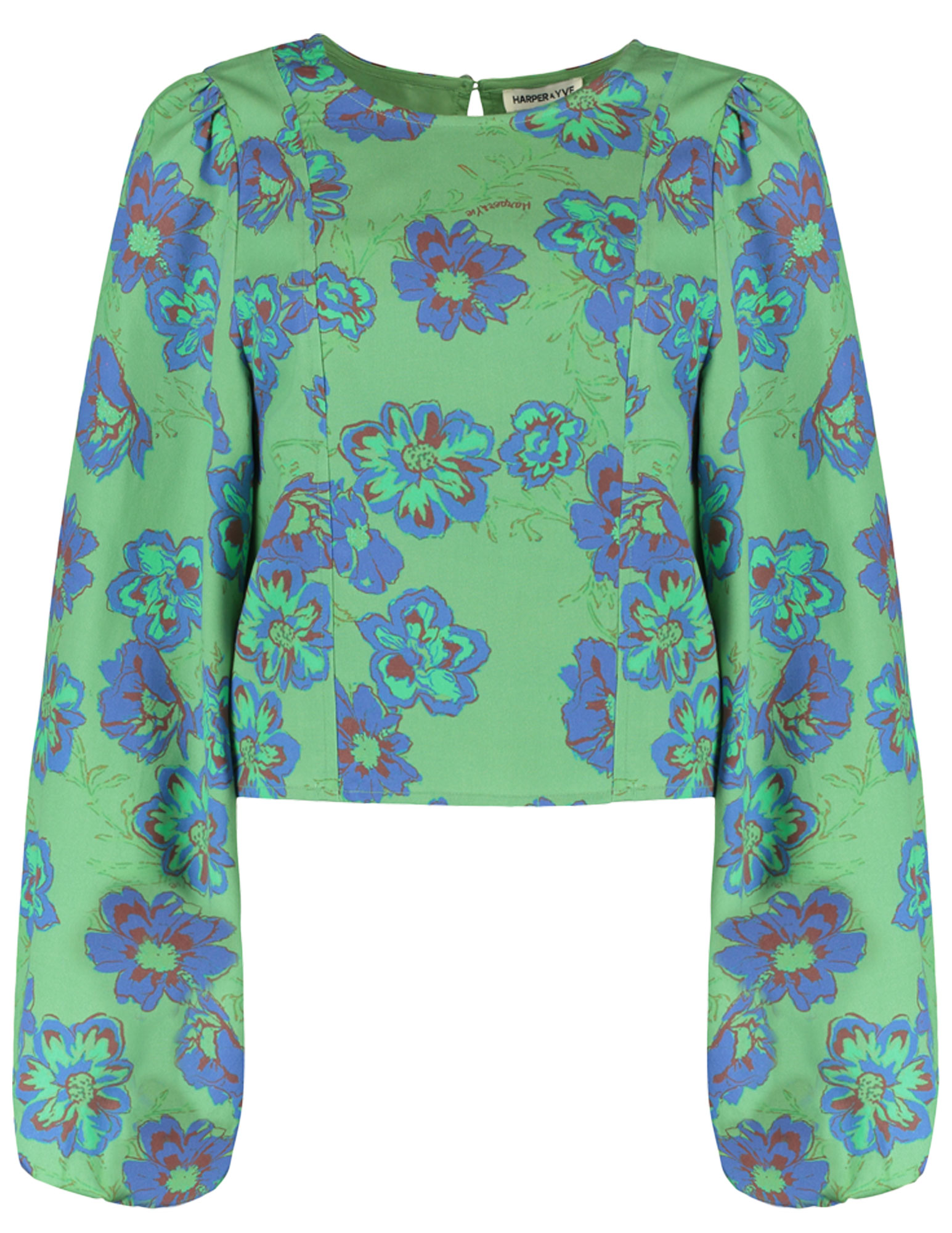 Harper & Yve Blouse Floor AW25C601 Groen