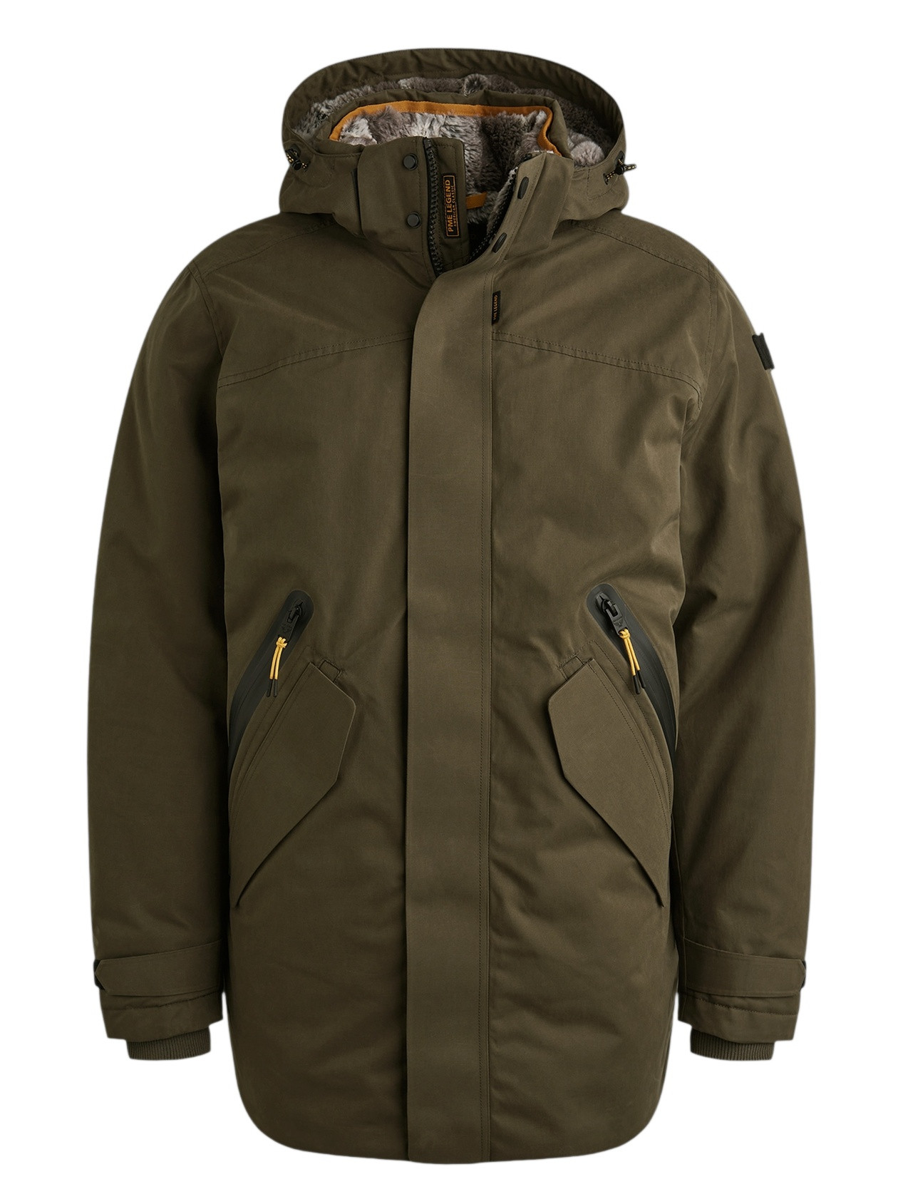 PME Legend Winterjas Hydropacker PJA2509123 Donker groen