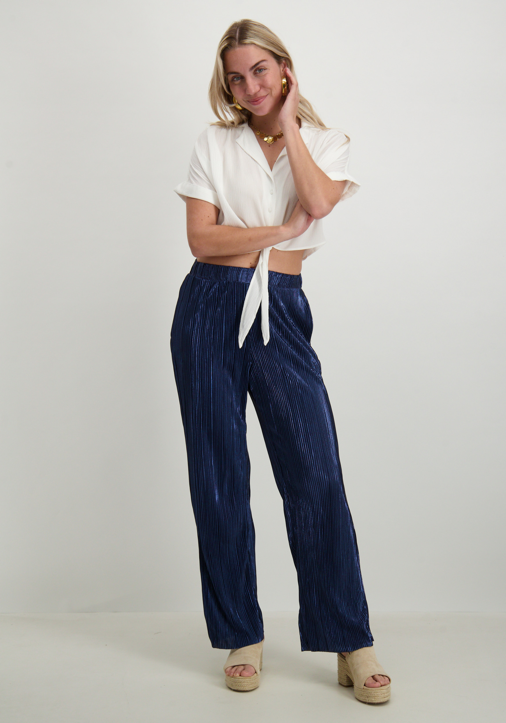 Vero moda Broek Duvi 10329787 Blauw