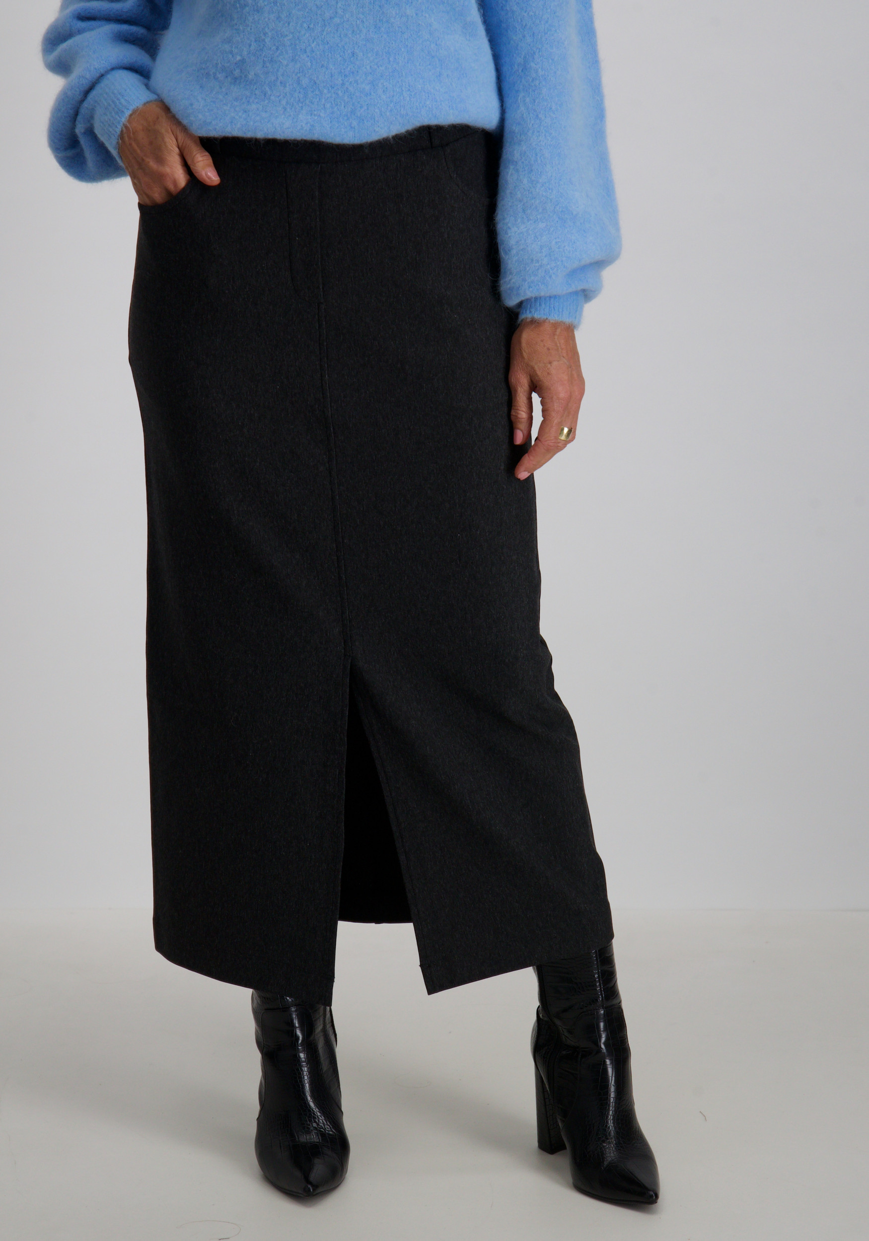 Jansen Amsterdam Rok GEORGIE W25 Donker Grijs