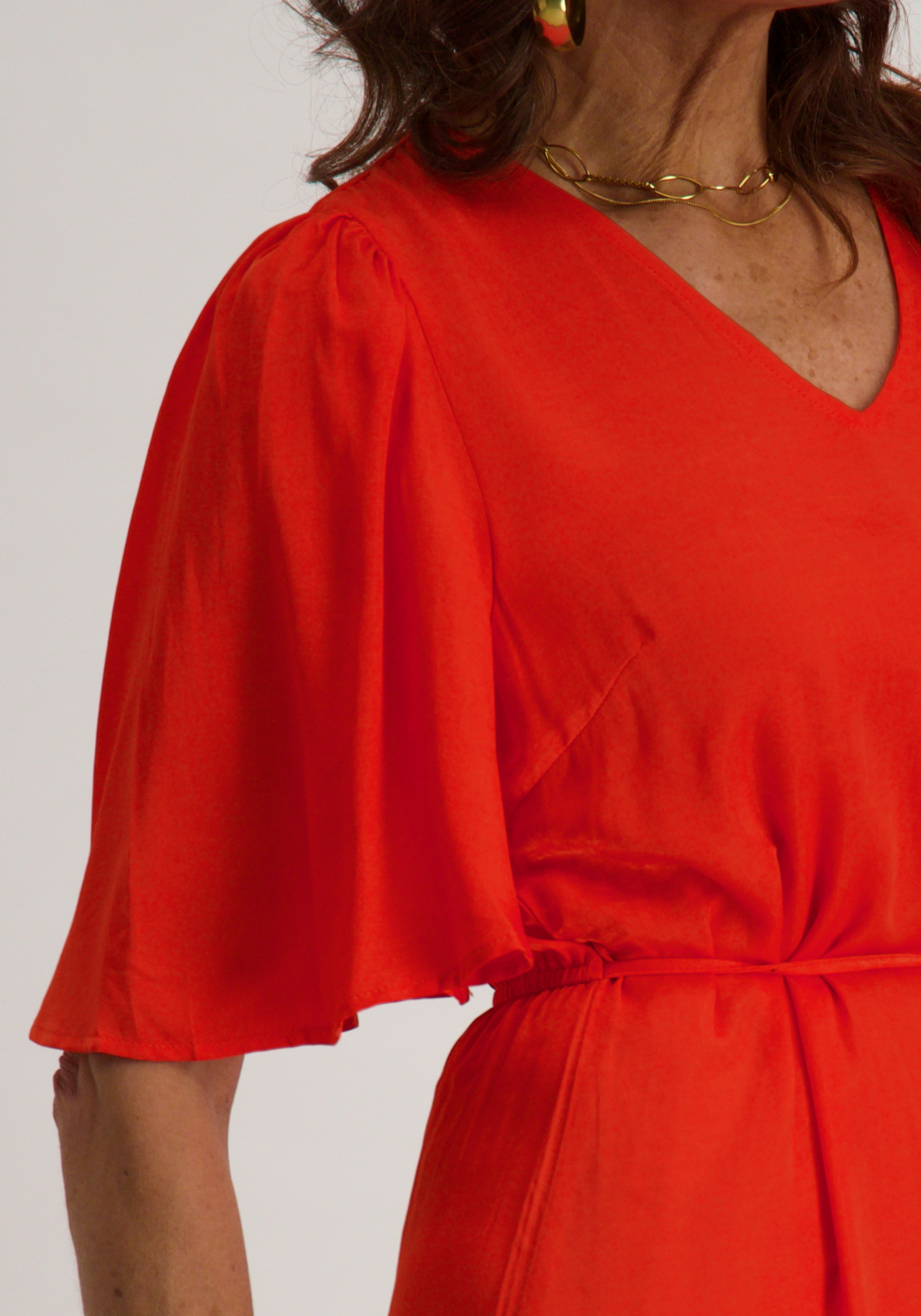 Kaffe Clothing Jurk Devi 10510046 Rood