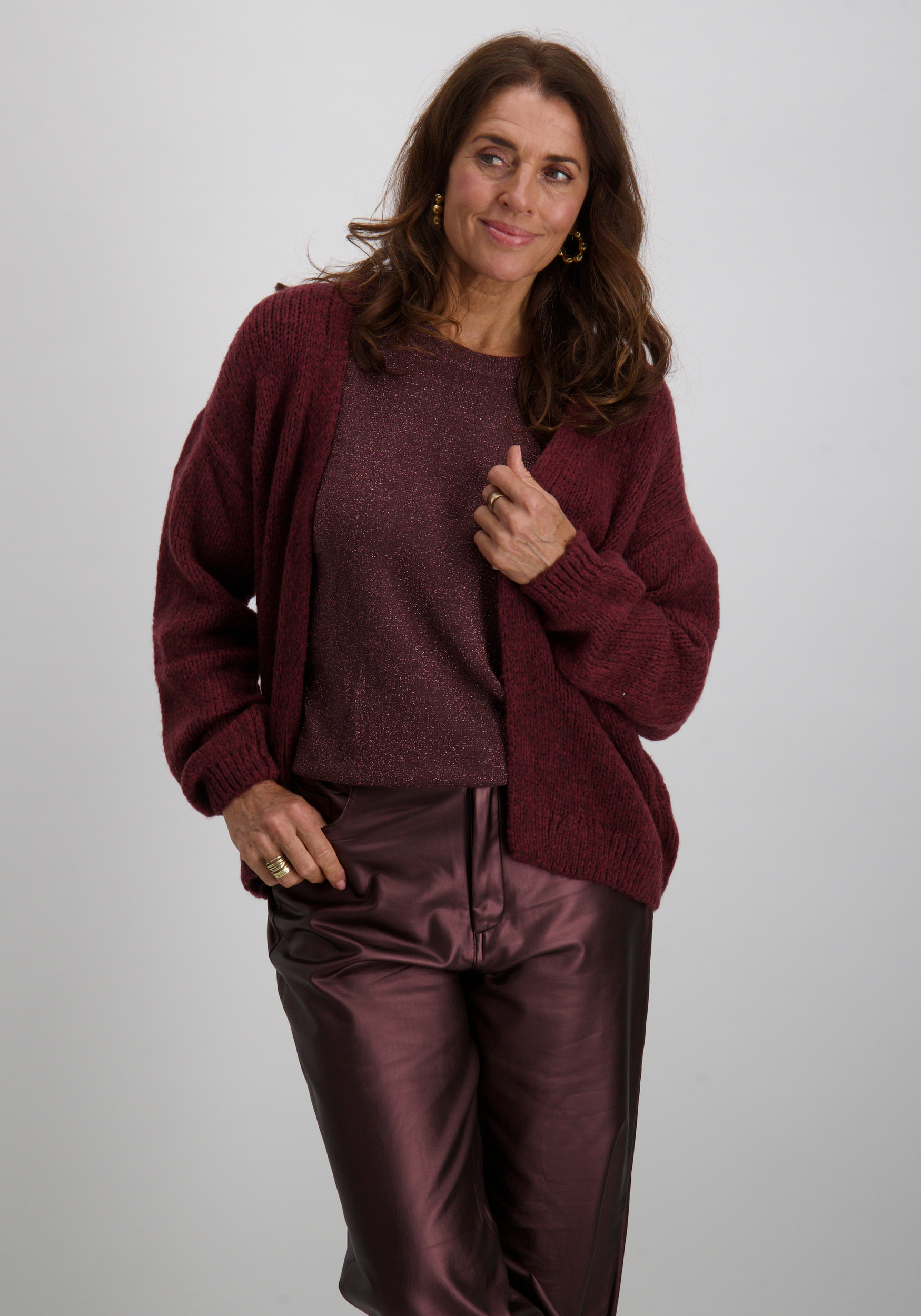 Geisha Vest 54606-70 Bordeaux