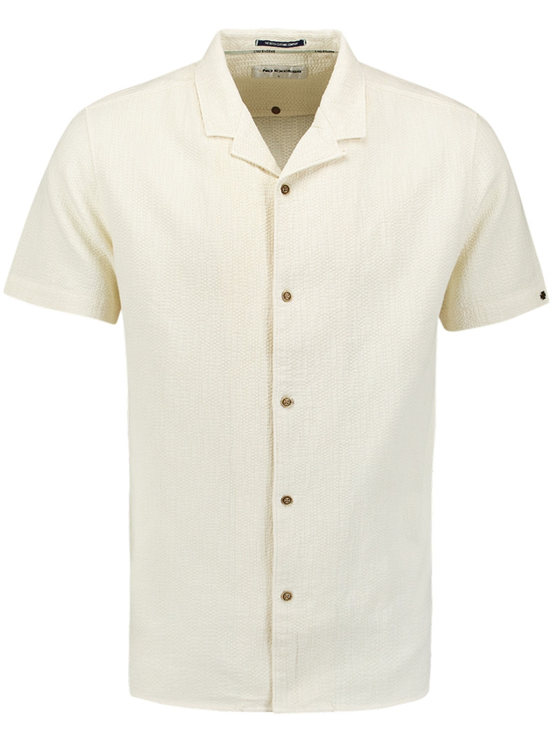 No Excess Overhemd korte mouw 27420302 Beige