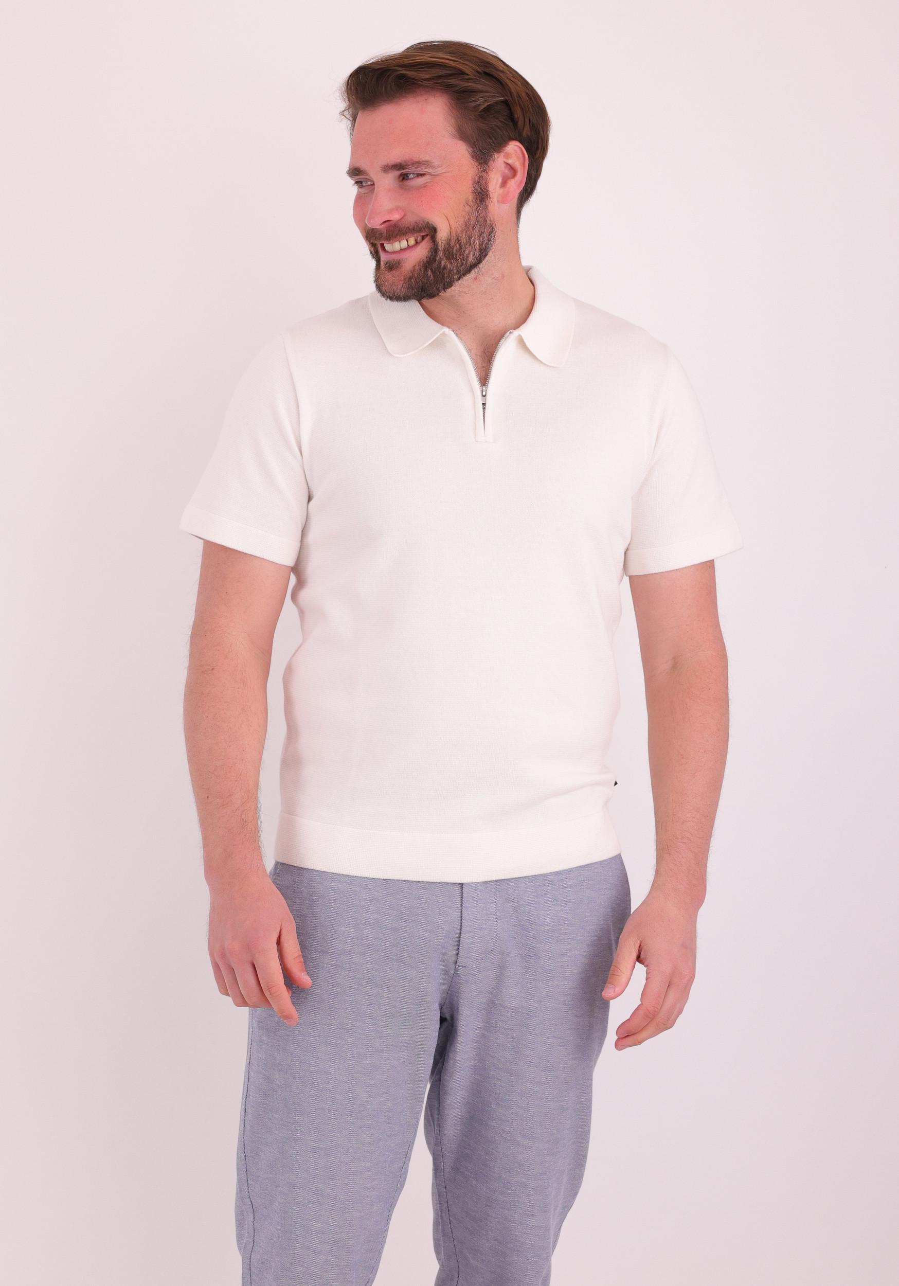 JACK & JONES Polo Milano 12295861 Wolwit-ecru