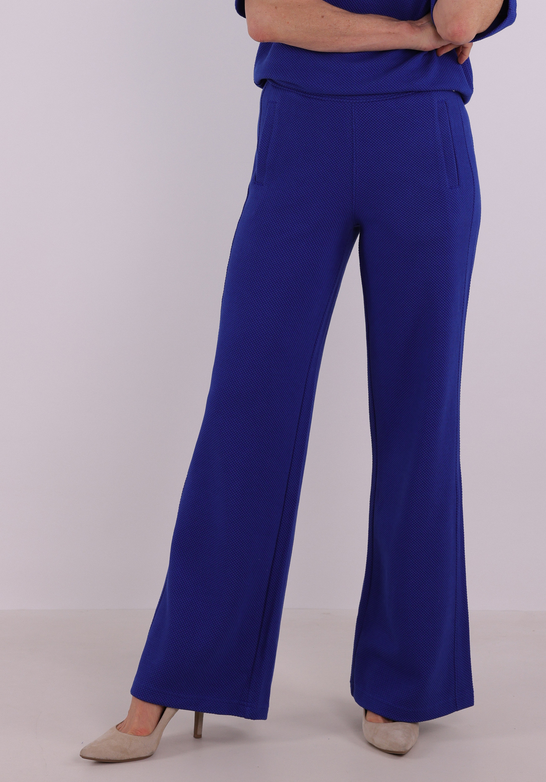 Tramontana Broek Structured E01-19-101 Blauw