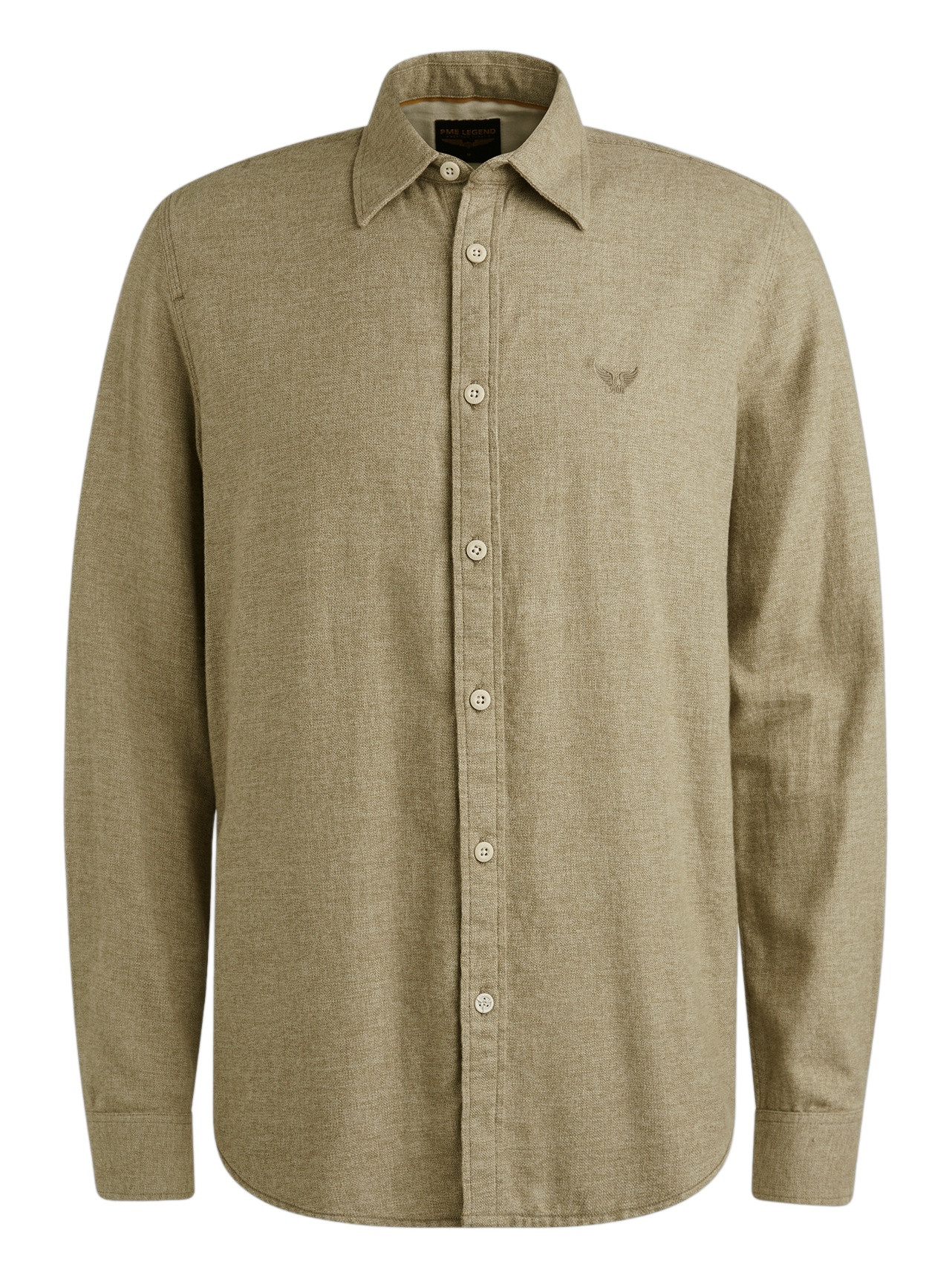 PME Legend Overhemd PSI2510202 Midden groen