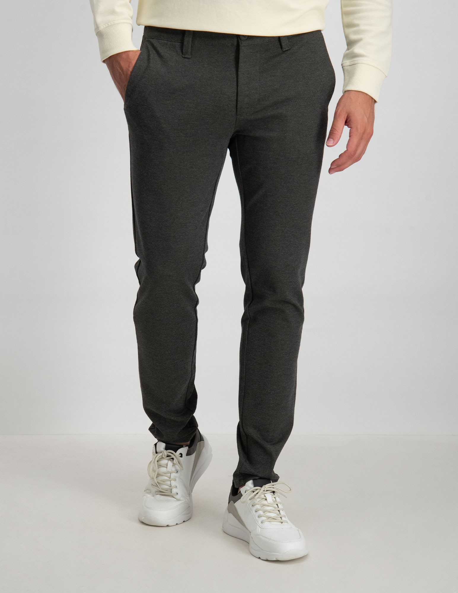ONLY & SONS Mark pants herringbone 22022911 Leger Groen