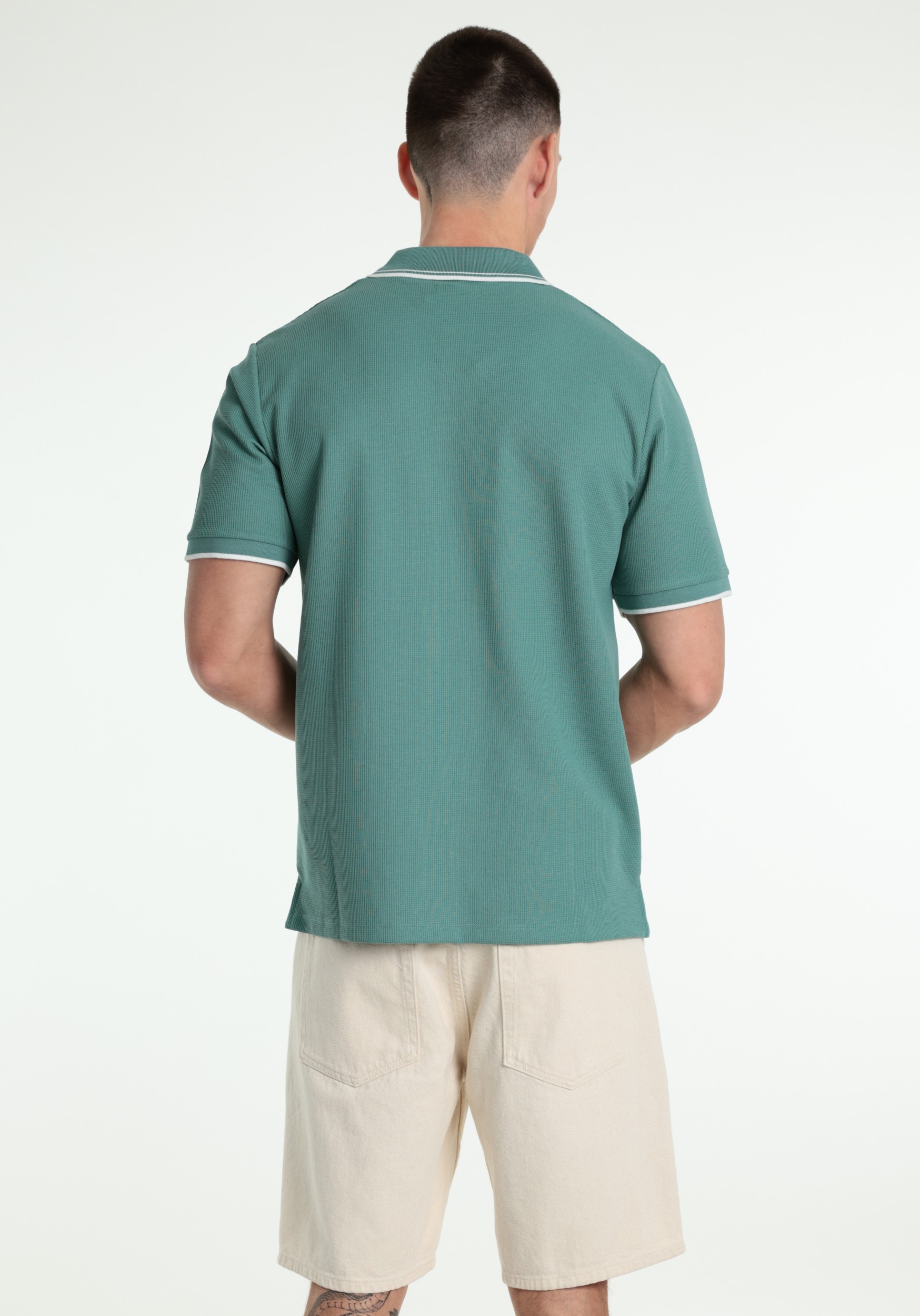 JACK & JONES Polo Austin 12268130 Blauw design