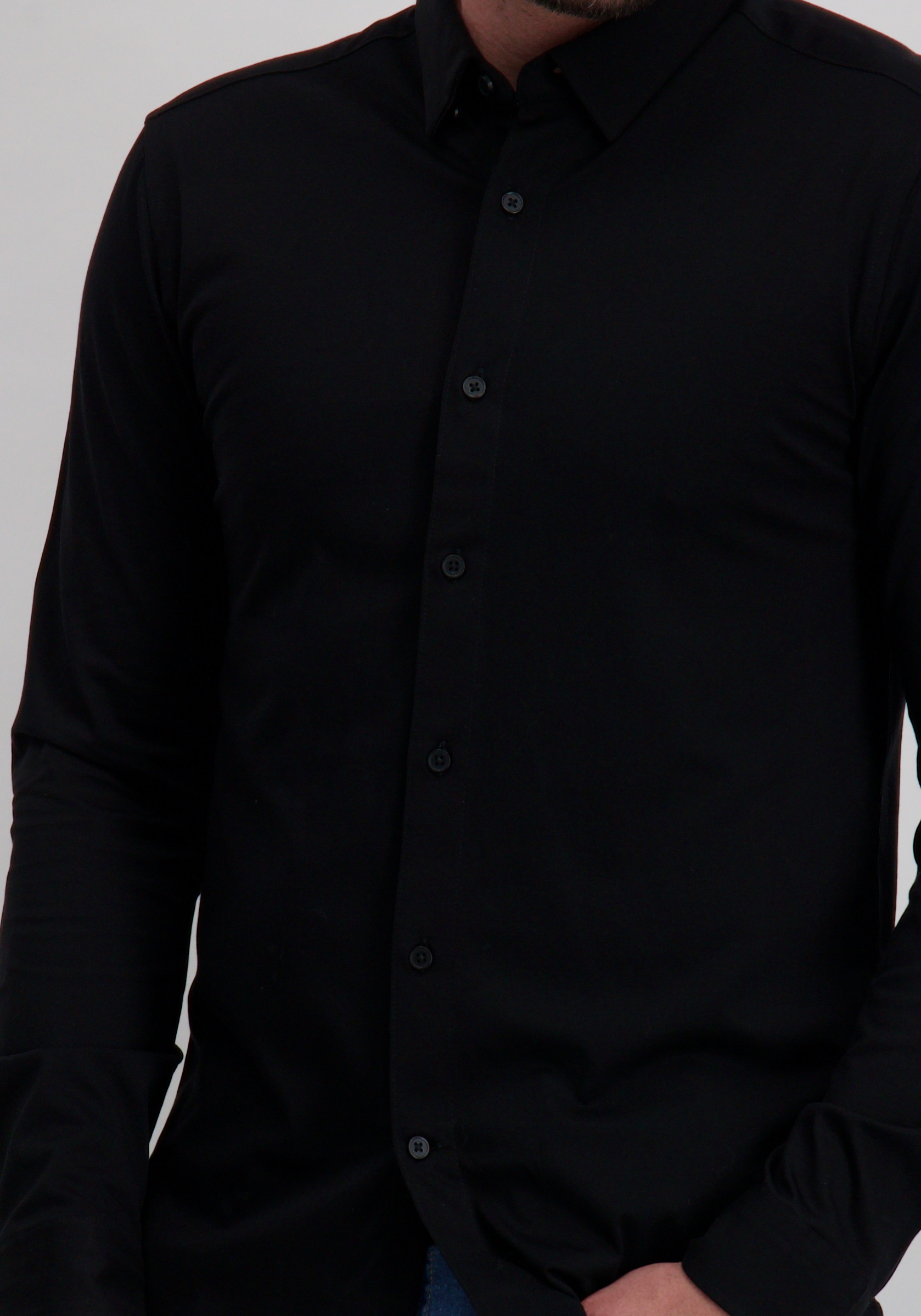 ONLY & SONS Overhemd stretch 22031023 Zwart