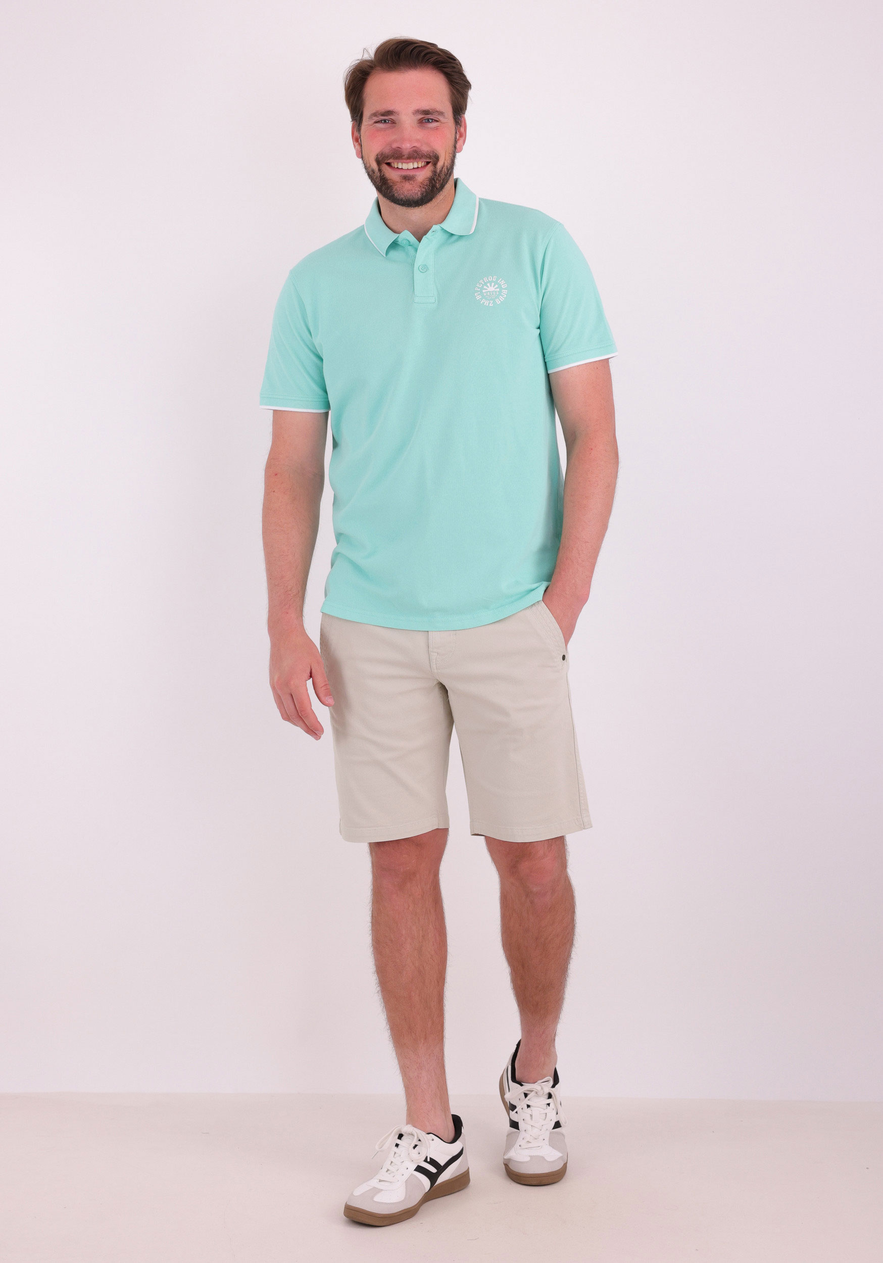 PME Legend Short Spector chino PSH2604687 Licht grijs